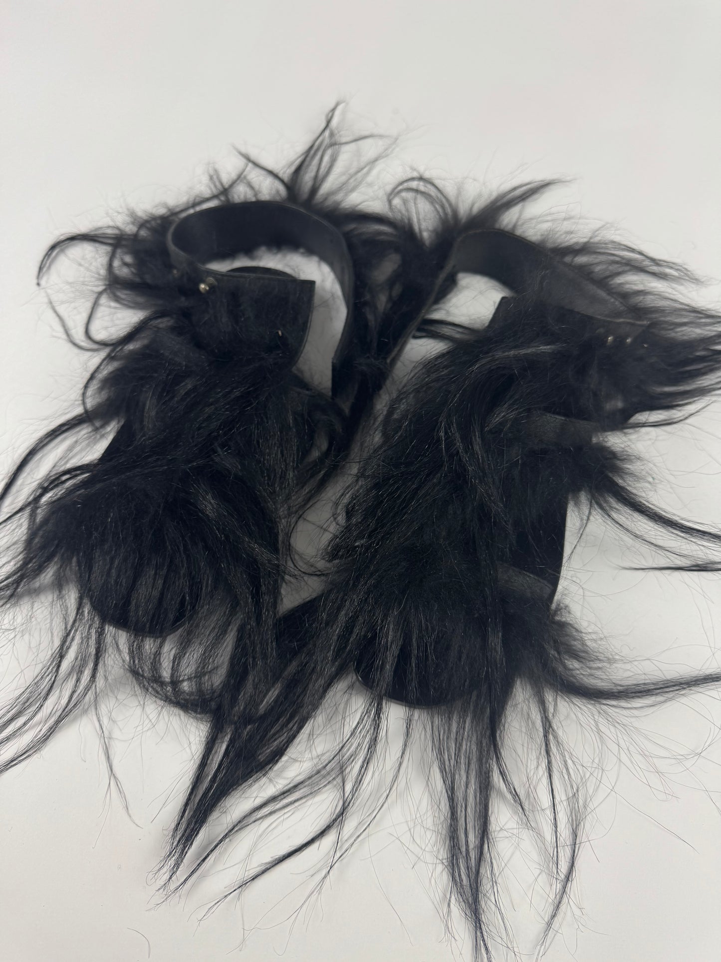 Rick Owens Extra Furry Roman Sandals 2000s - 41 EU