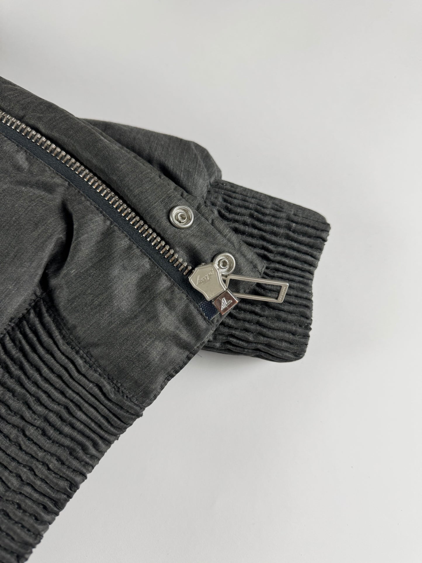 Dior Homme Grey Down Bomber Funnel Neck Jacket FW 2010 - L
