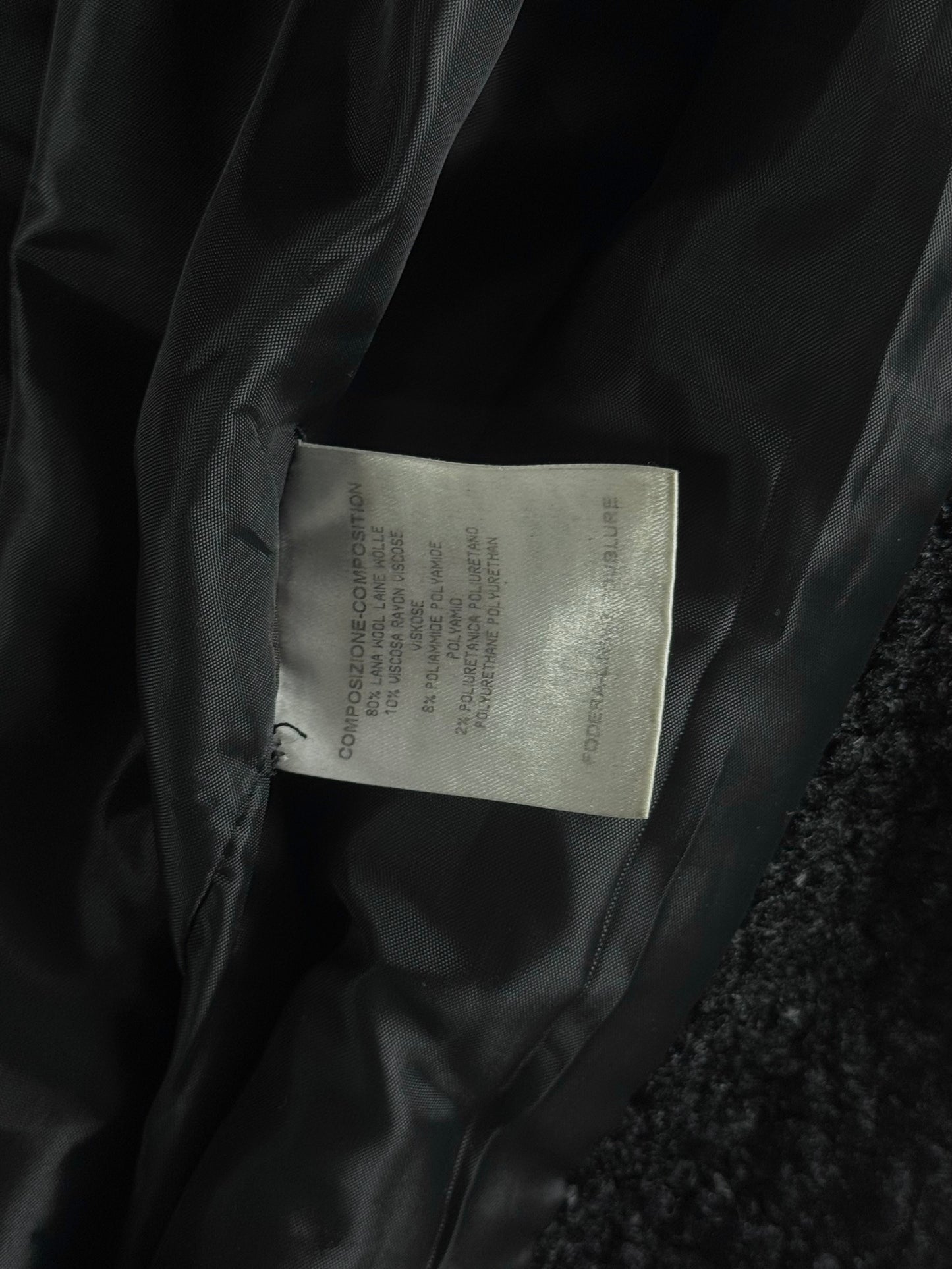 Gucci Shearling Effect Textured Wool Coat FW 2007 - S
