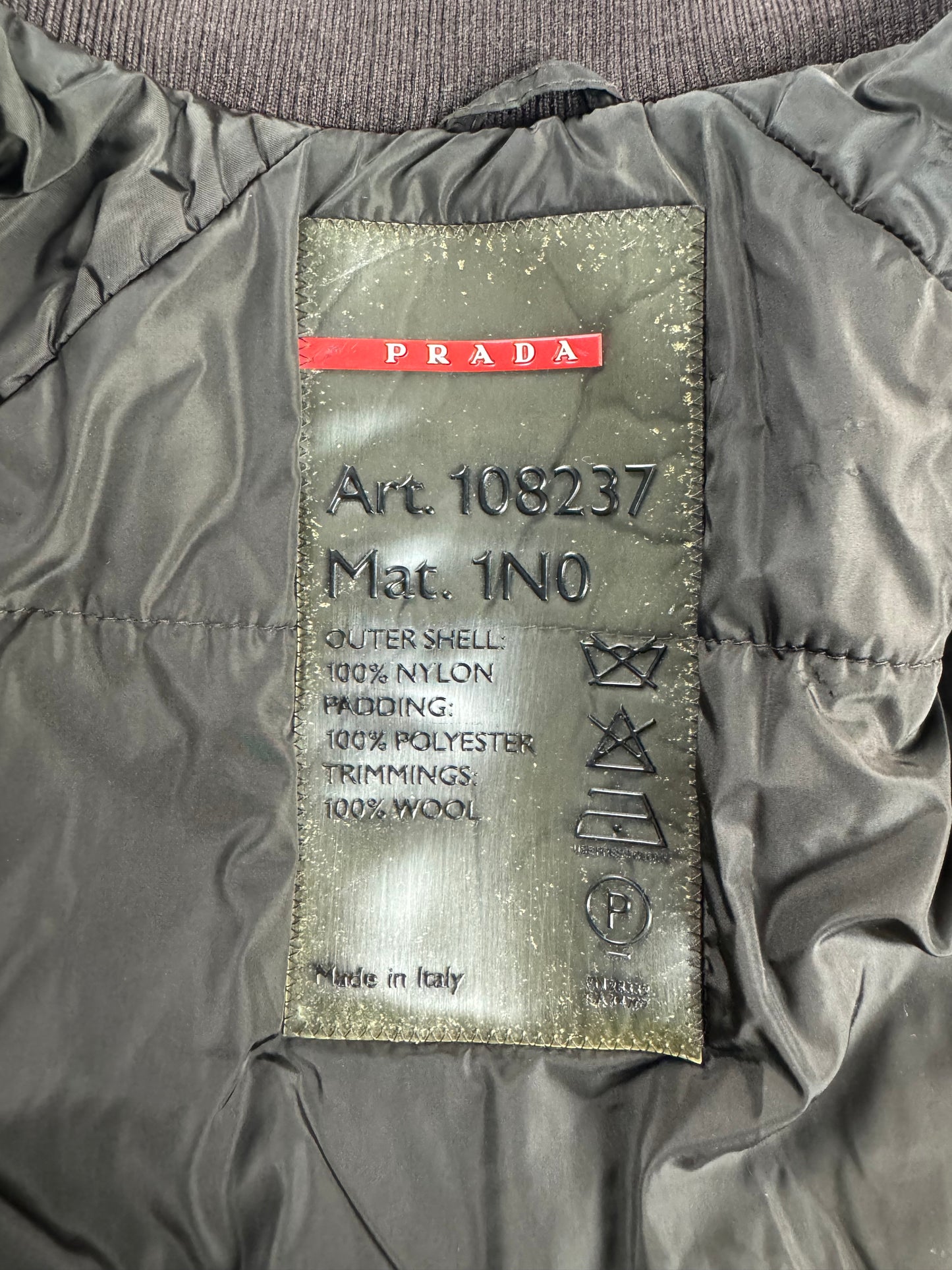 Prada Futurismo Red Nylon Jacket FW 1999 - S