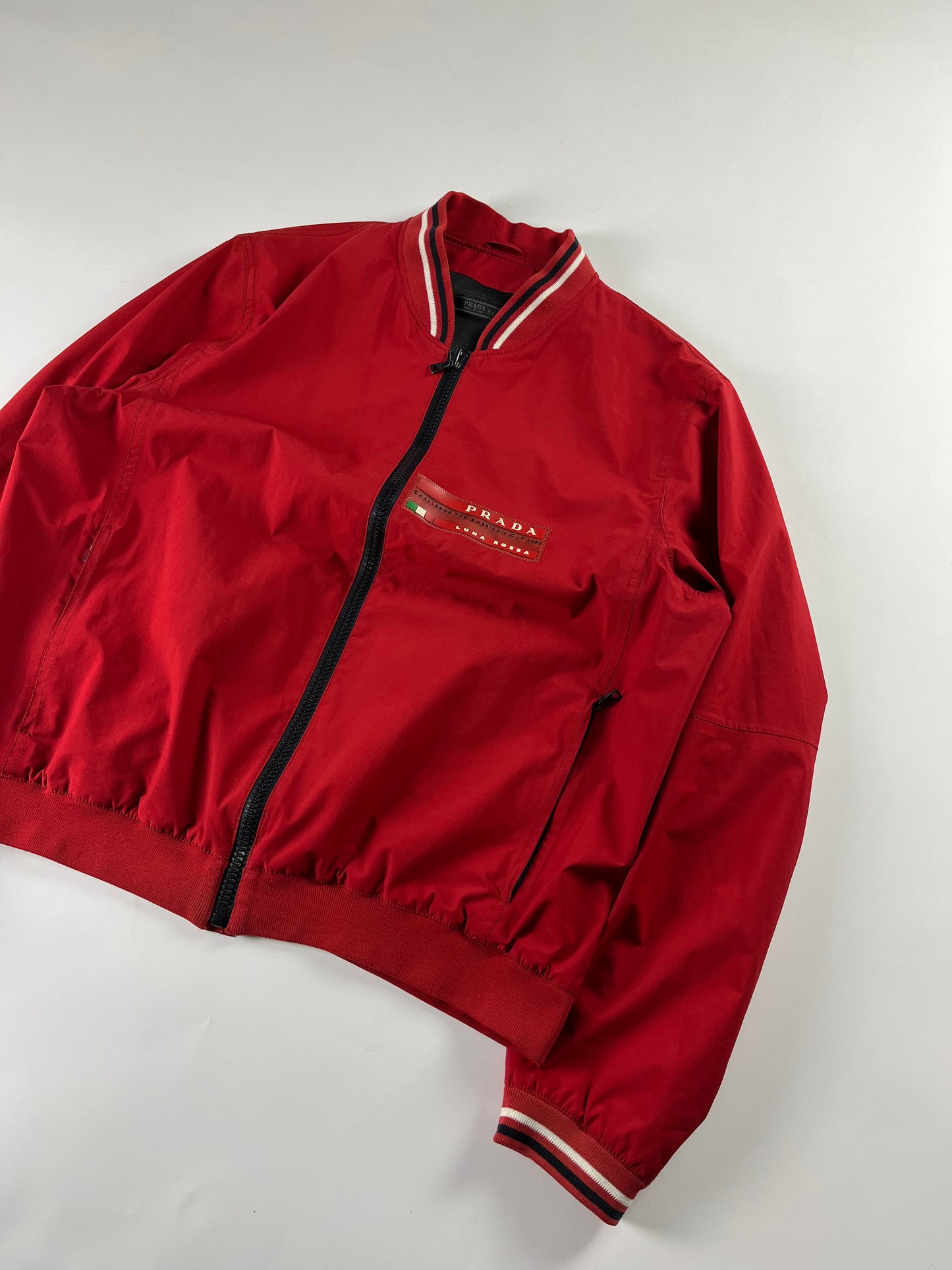 Prada Sport Linea Rossa Bomber Jacket Challenge 2003 - XL