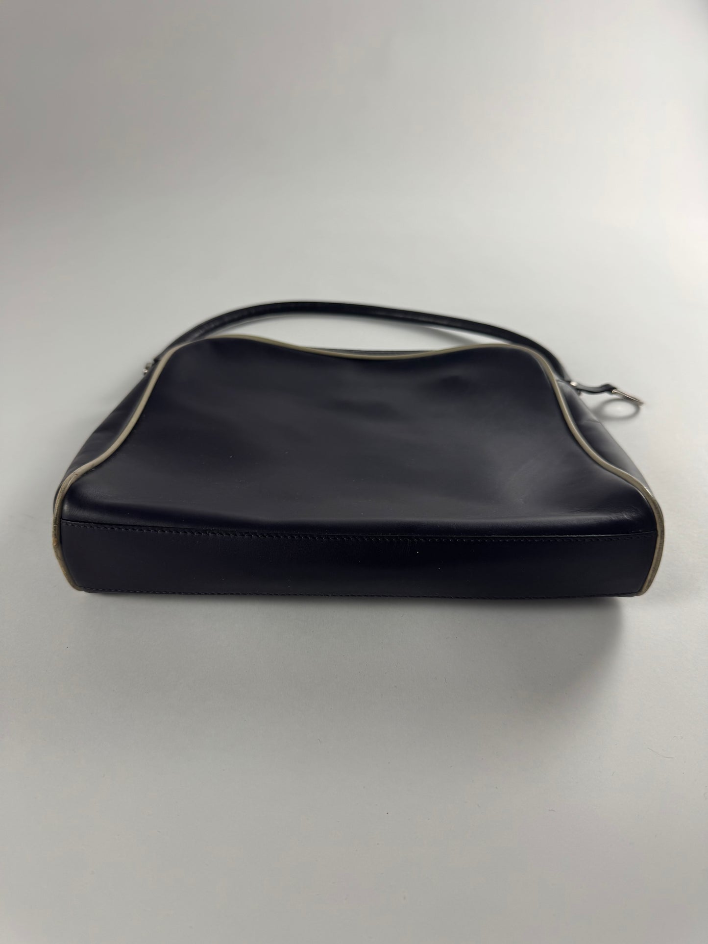 Prada Violet Clutch Leather Bag SS 2000 - OS