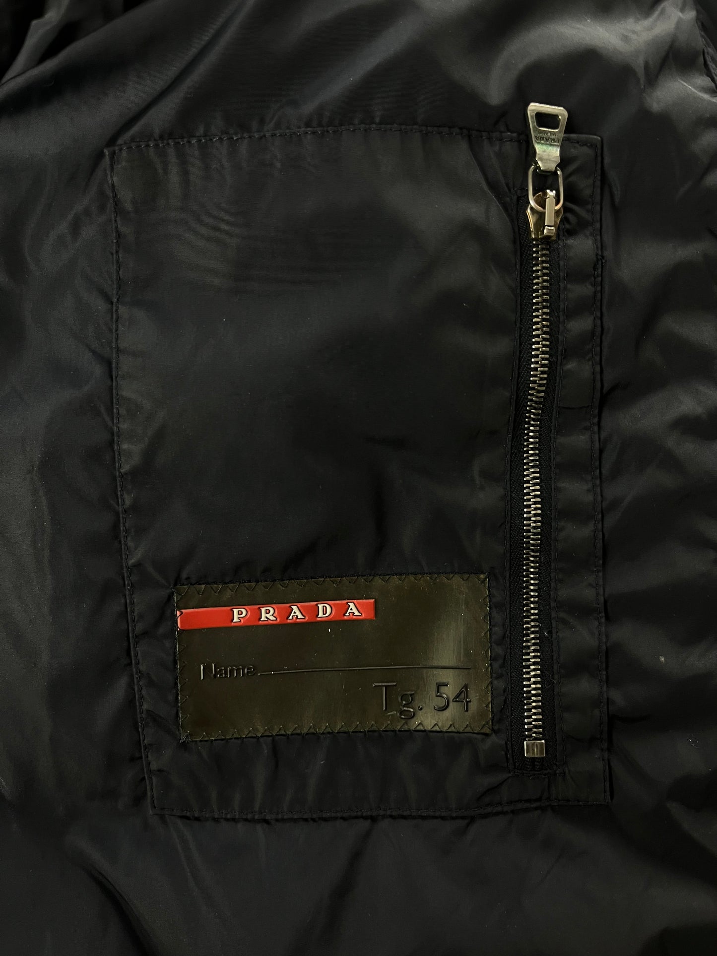Prada Linea Rossa Navy Puffer Jacket - M