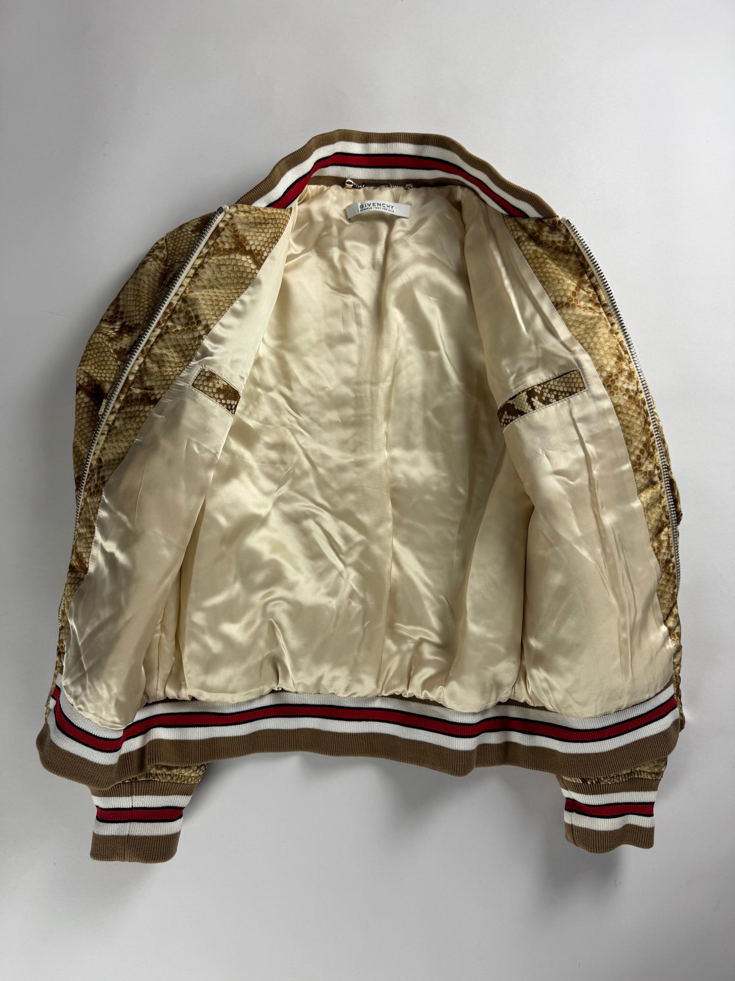 Givenchy Sample Python Effect Varsity Jacket SS 2017 - S
