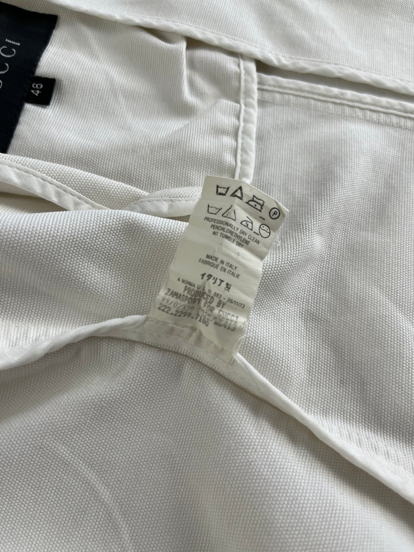Gucci Tom Ford Cotton Moto Jacket SS 1999 - S