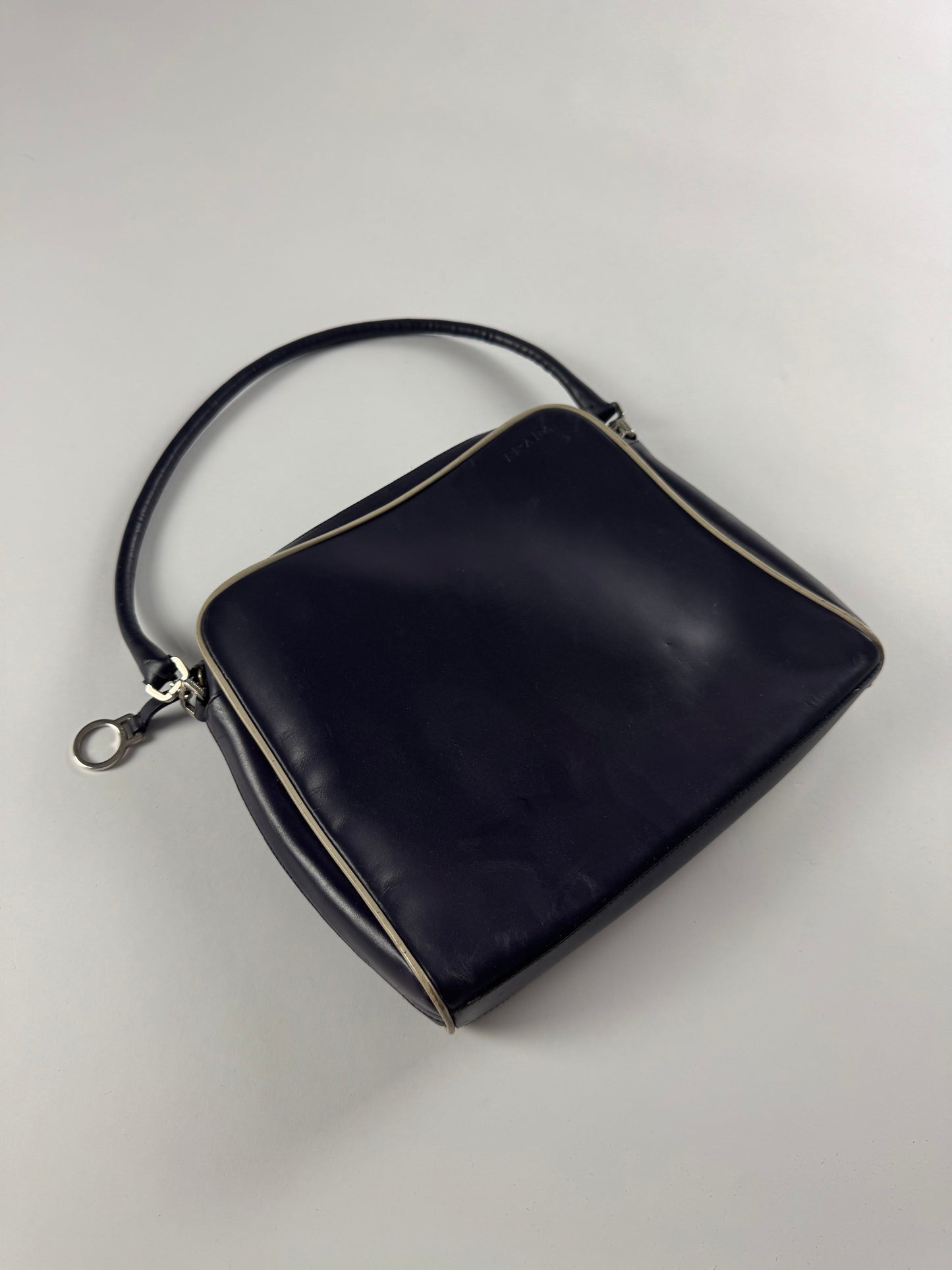 Prada Violet Clutch Leather Bag SS 2000 - OS