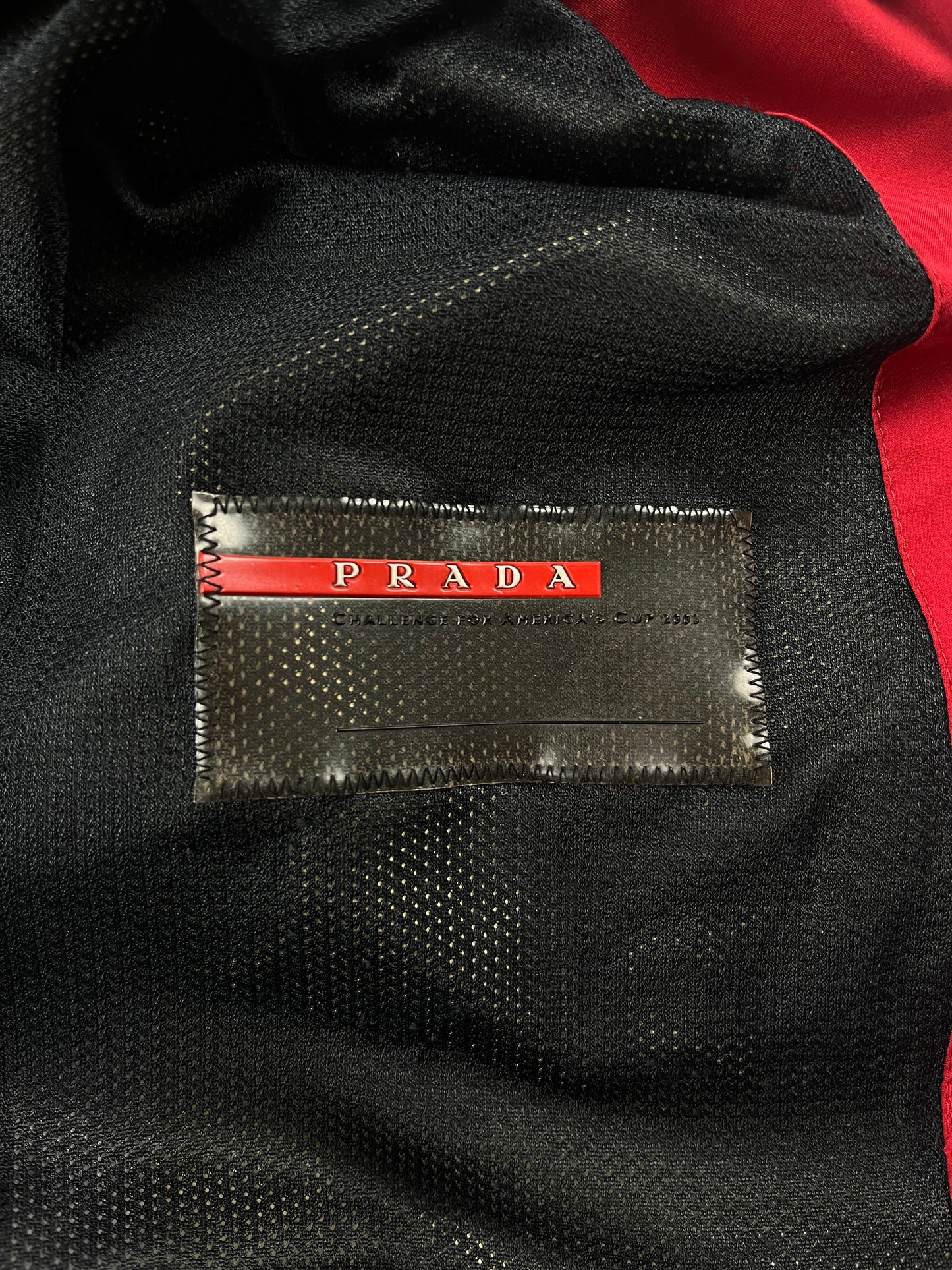 Prada Sport Linea Rossa Bomber Jacket Challenge 2003 - XL