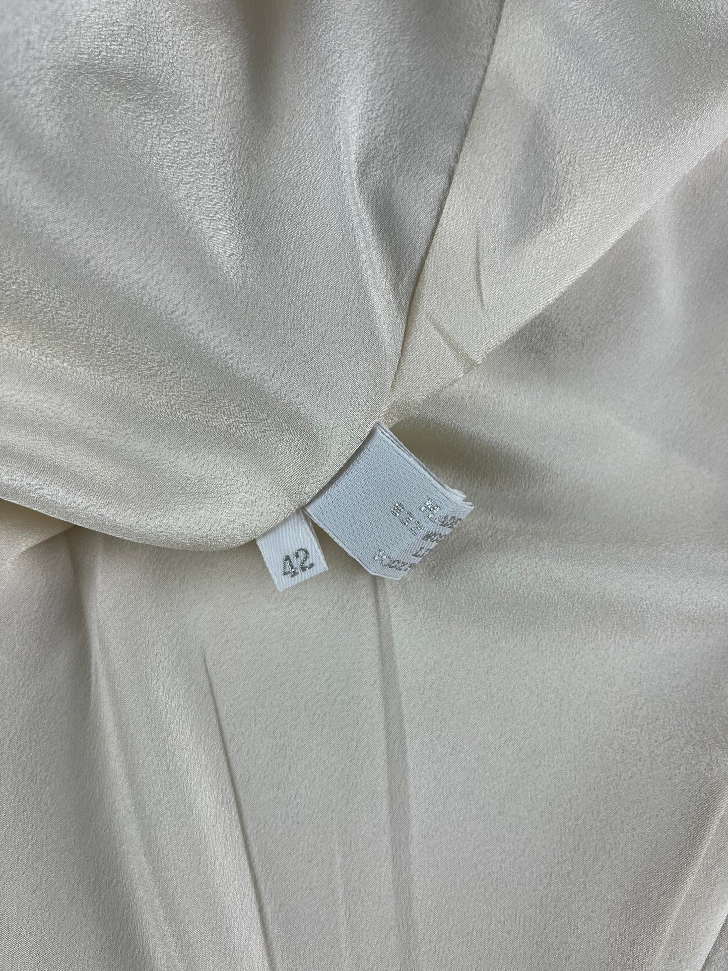 Prada Cream White Wool Double Breasted Wool Coat FW 1998 - S