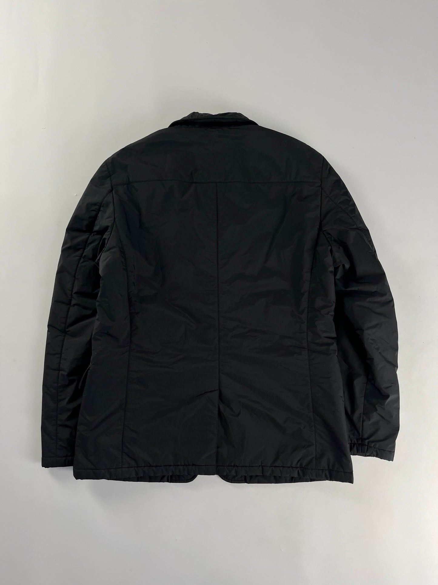Prada Linea Rossa Black Nylon Wind Stopper Blazer SS 2008 - M