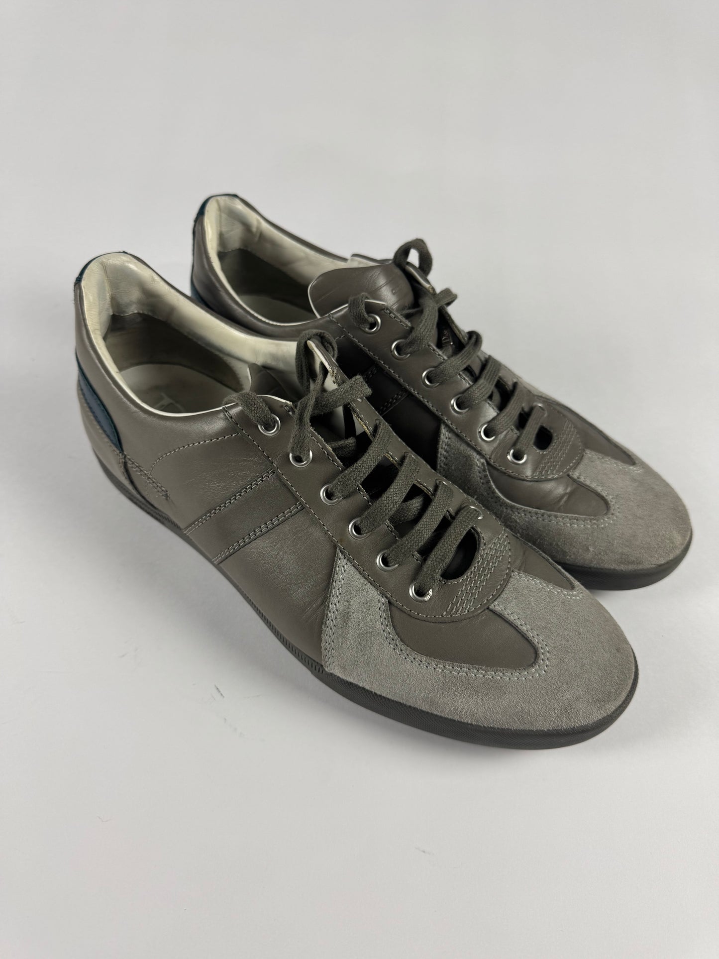 Dior Homme Hedi Slimane B01 Grey Suede Low Trainers FW 2004 - 43,5 EU