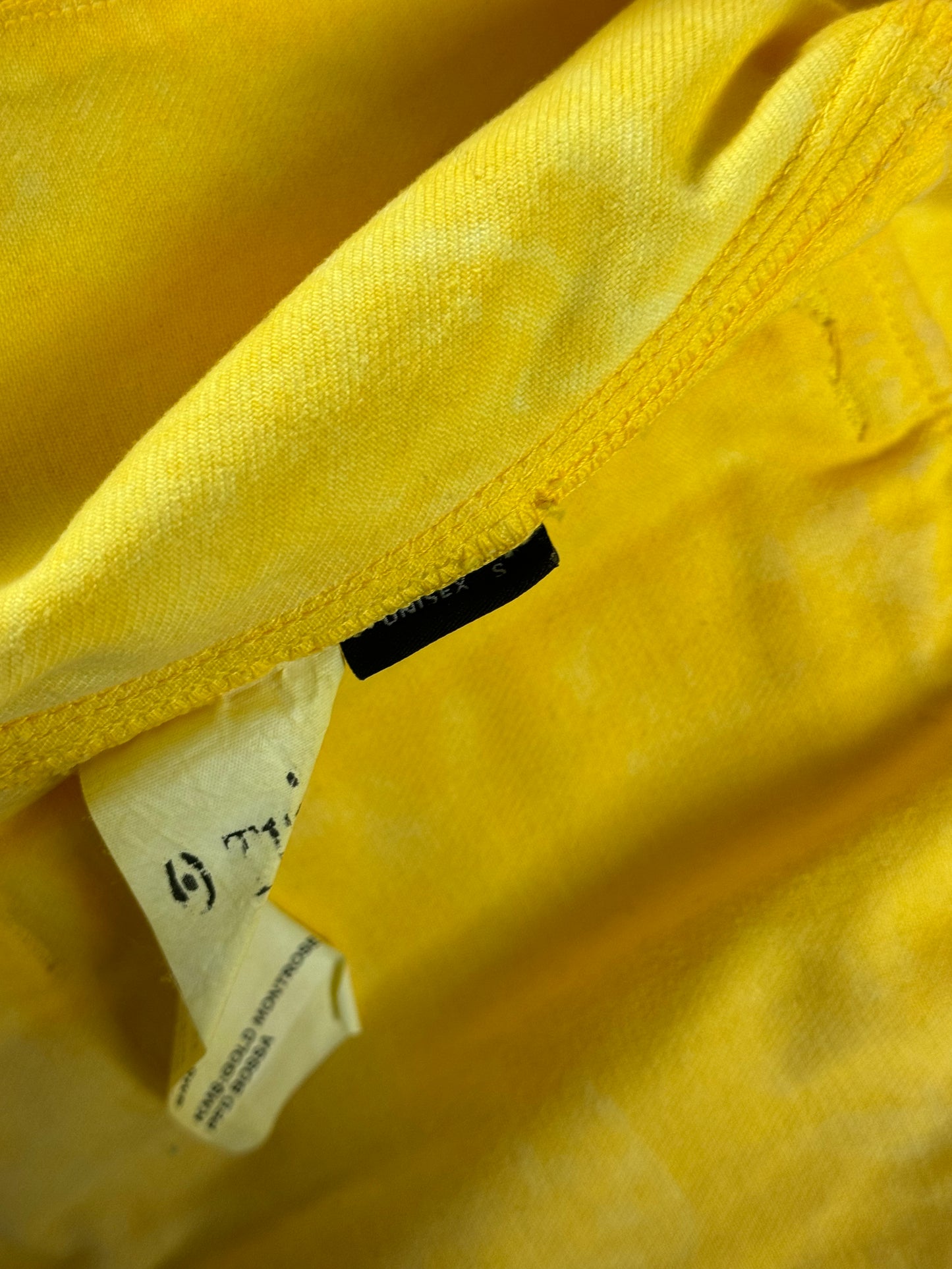 Y/Project Sample Yellow Denim Double Stone Wash Seam Jacket SS 2020 - S