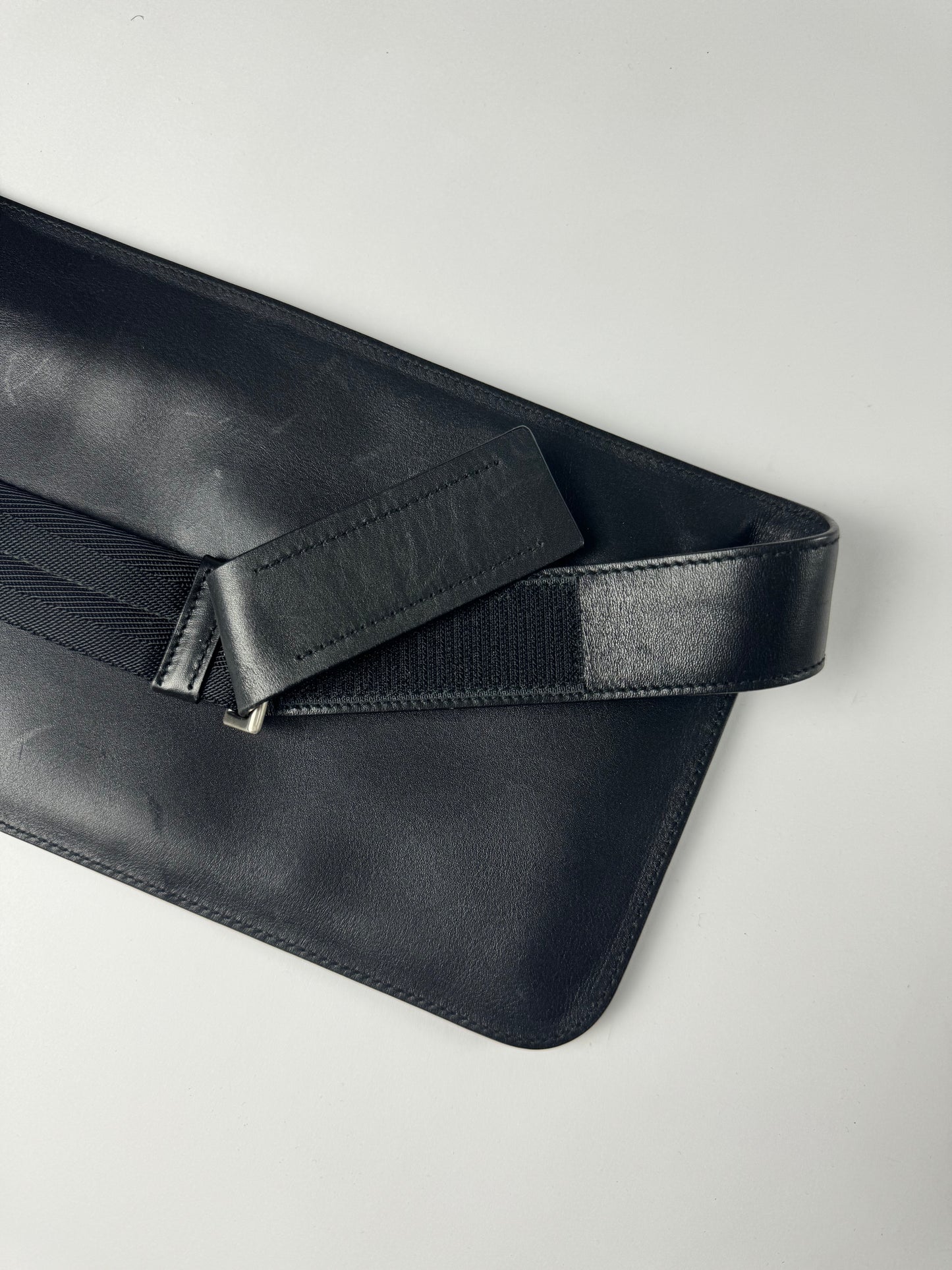 Prada Leather Strapped Pocket Waist Bag SS 1999 - OS