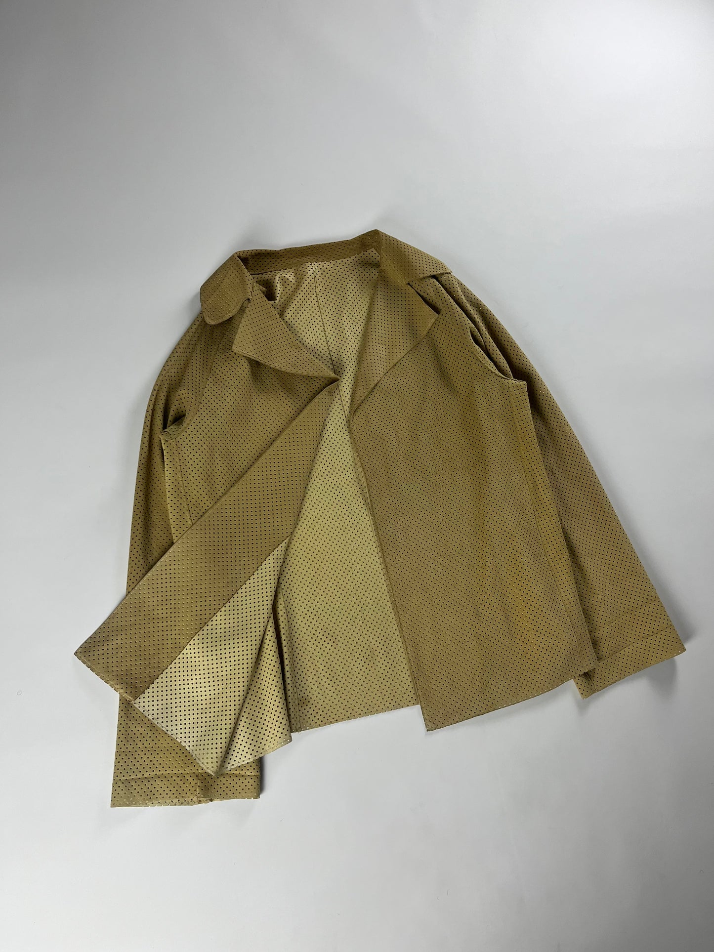 Jil Sander Camel Mesh Blouse SS 2000 - S