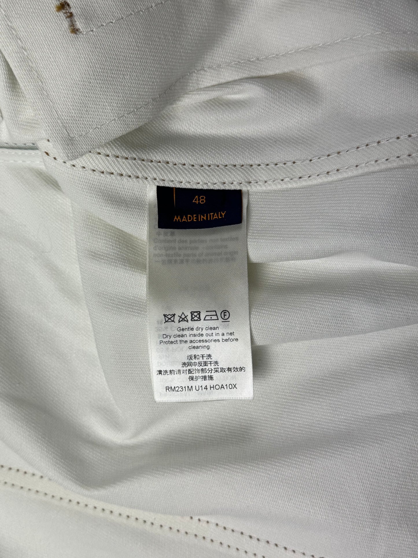 Louis Vuitton Sprayed Monogram Denim Trucker Jacket SS 2023 - M