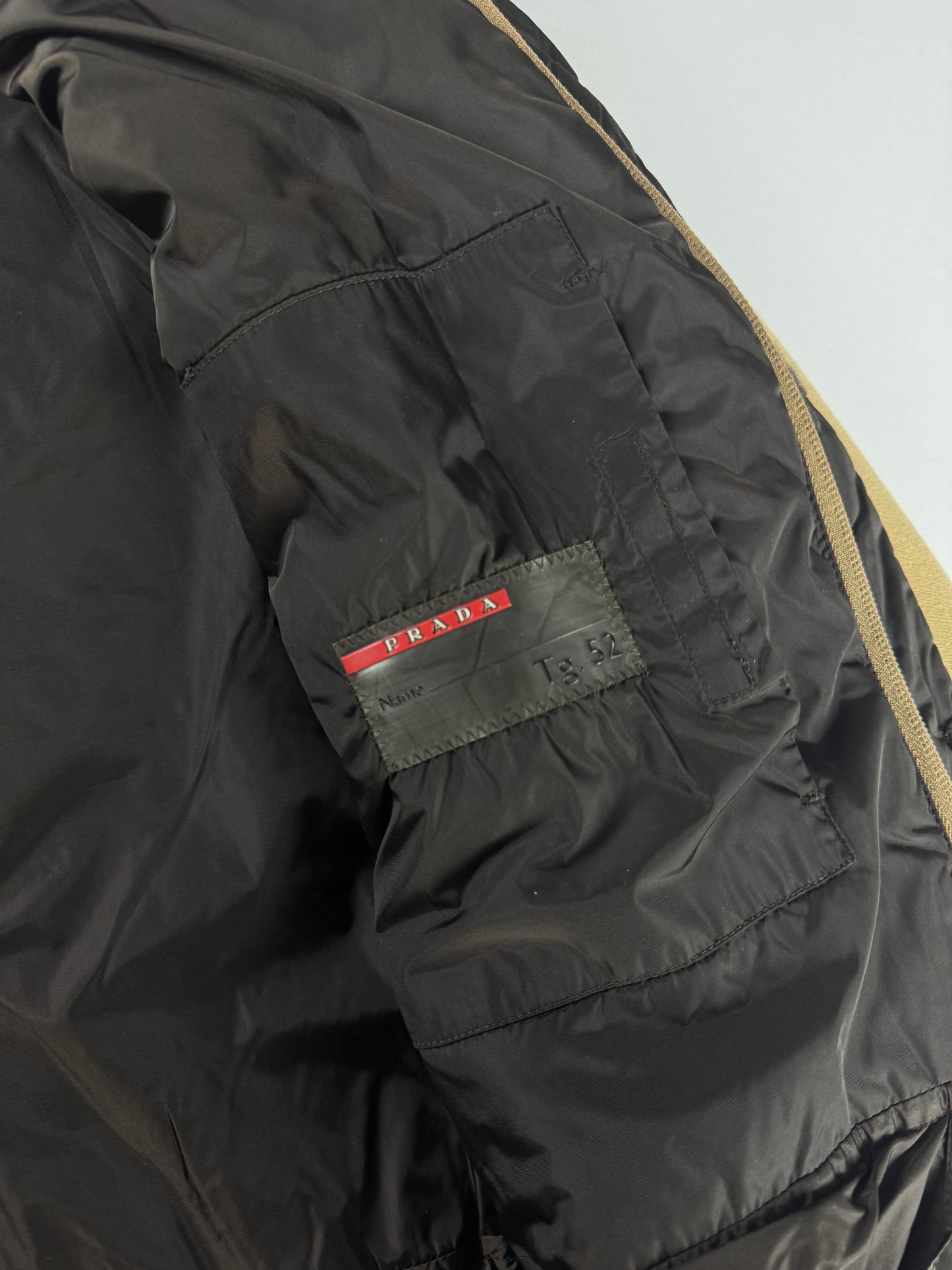 Prada Linea Rossa Camel Wool Coat FW 1999 - L