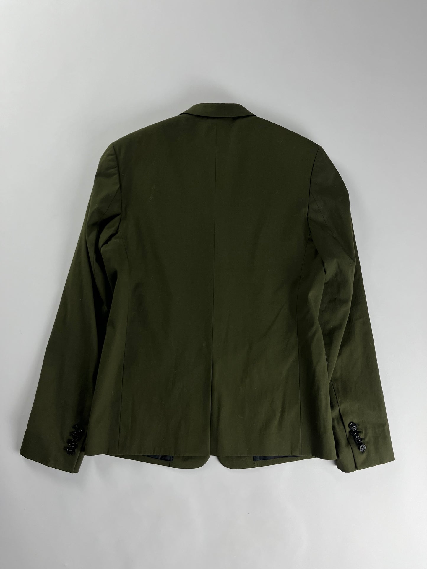 Dior Homme Sample Minimalist Khaki Blazer Jacket SS 2015 - M