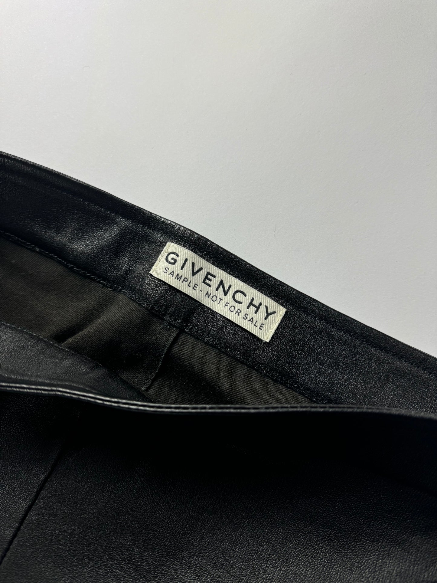Givenchy Sample Leather Fit Pants FW 2020 - XS