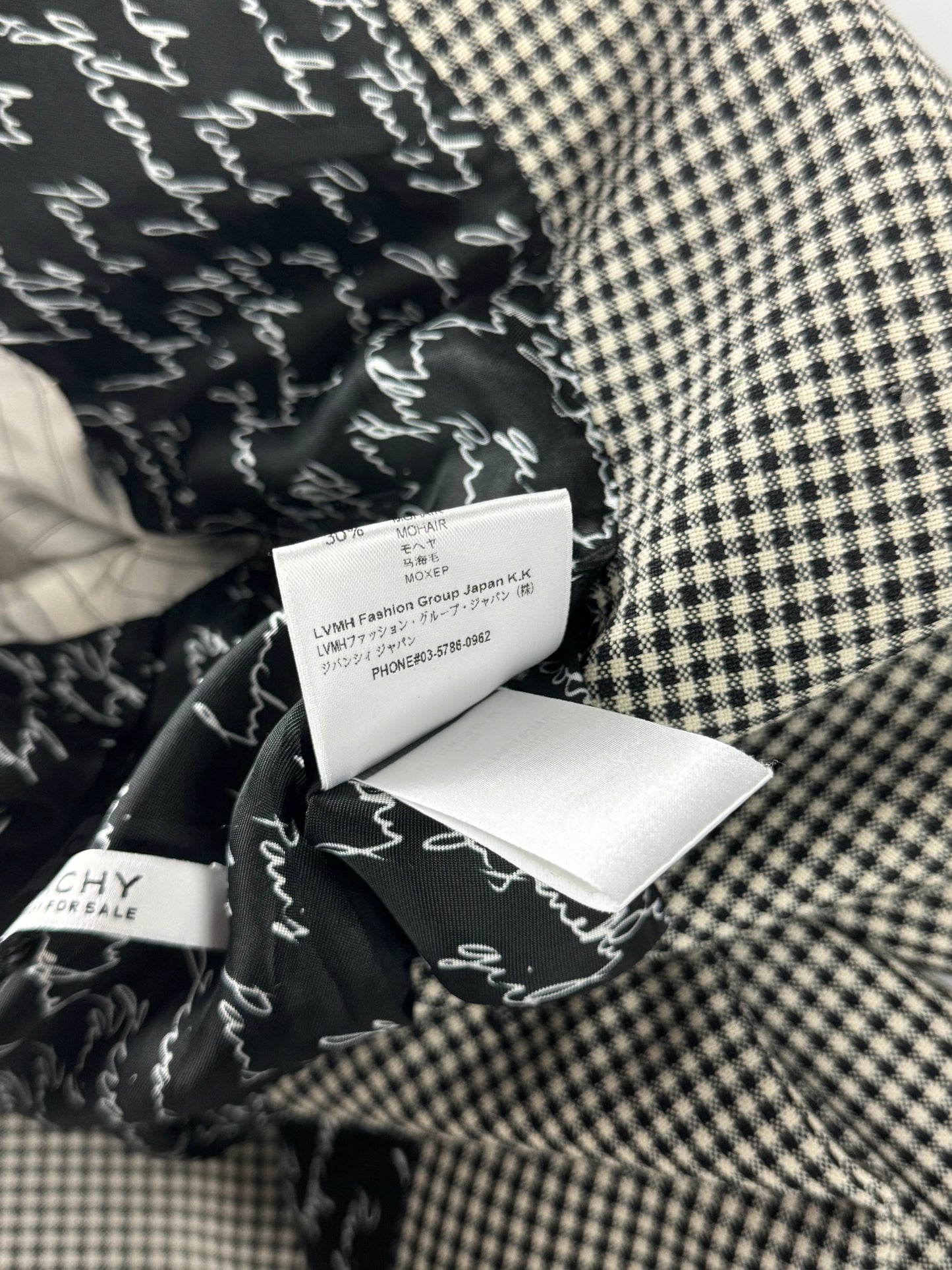 Givenchy Sample Two Tones Structured Wool Coat - S