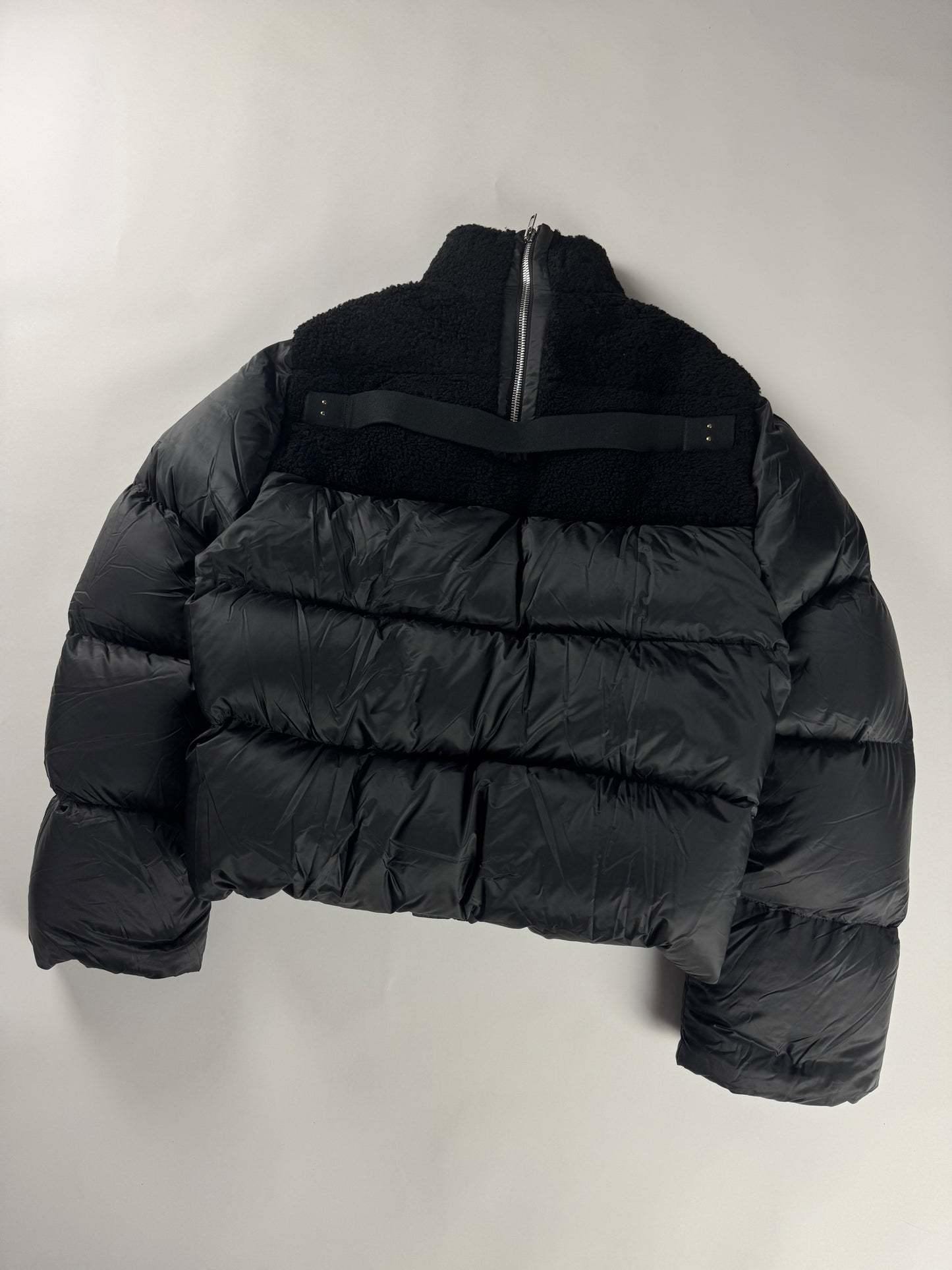Rick Owens x Moncler DRKSHDW Cyclopic Shearling Down Puffer Jacket FW 2020 - M