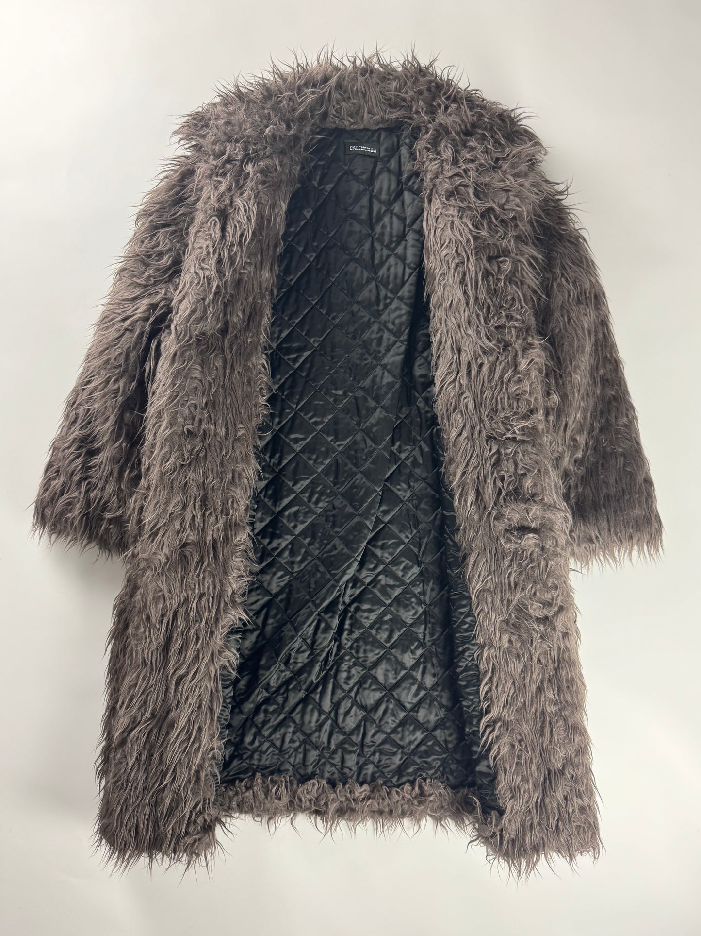 Balenciaga Haute Couture Sample Faux Fur Oversized Coat FW 2021 - M