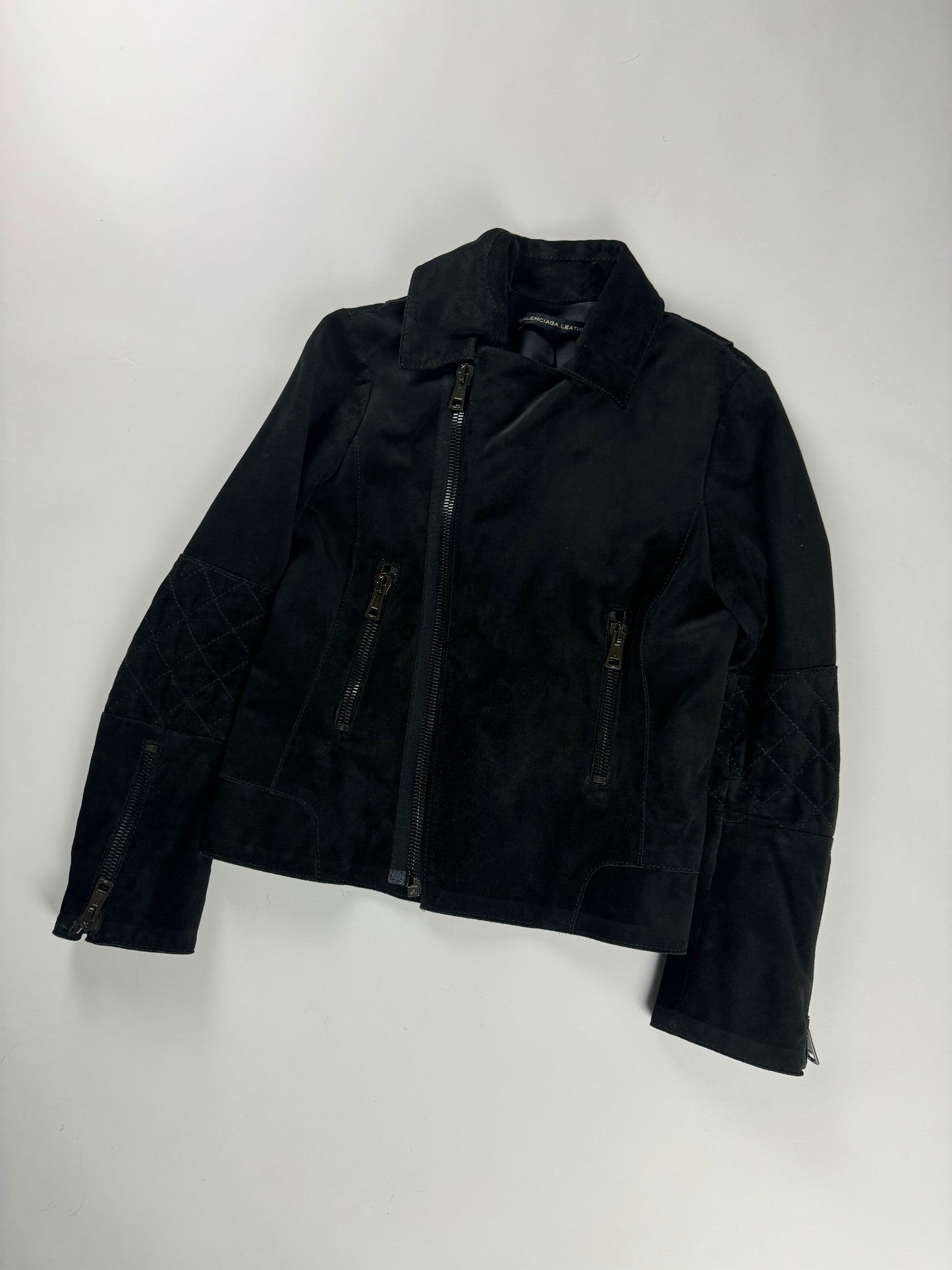 Balenciaga Dark Leather Perfecto Biker Jacket SS 2008 - XS