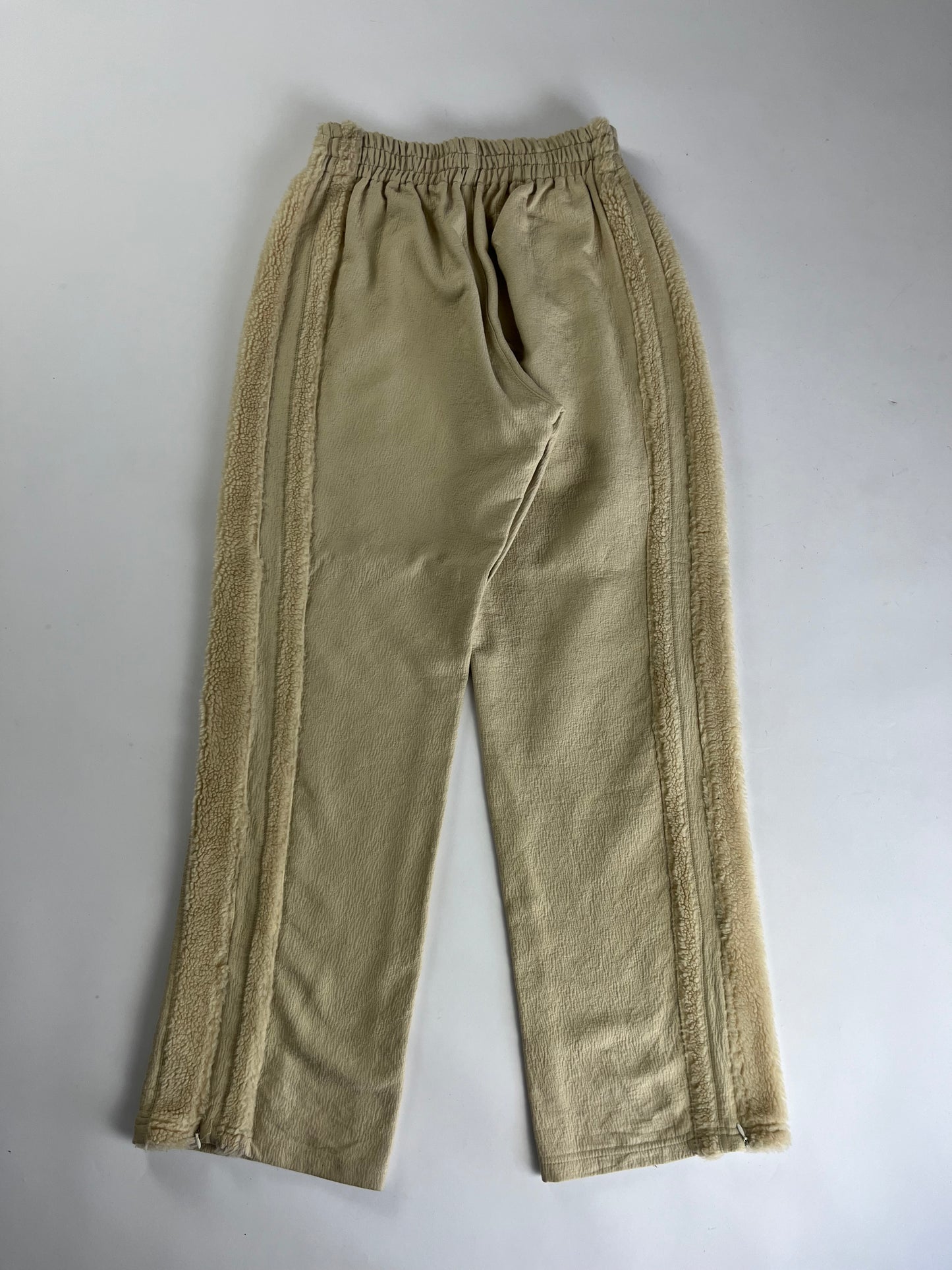 Paradoxe Paris Cream teddy Fur Jogger Pants - M