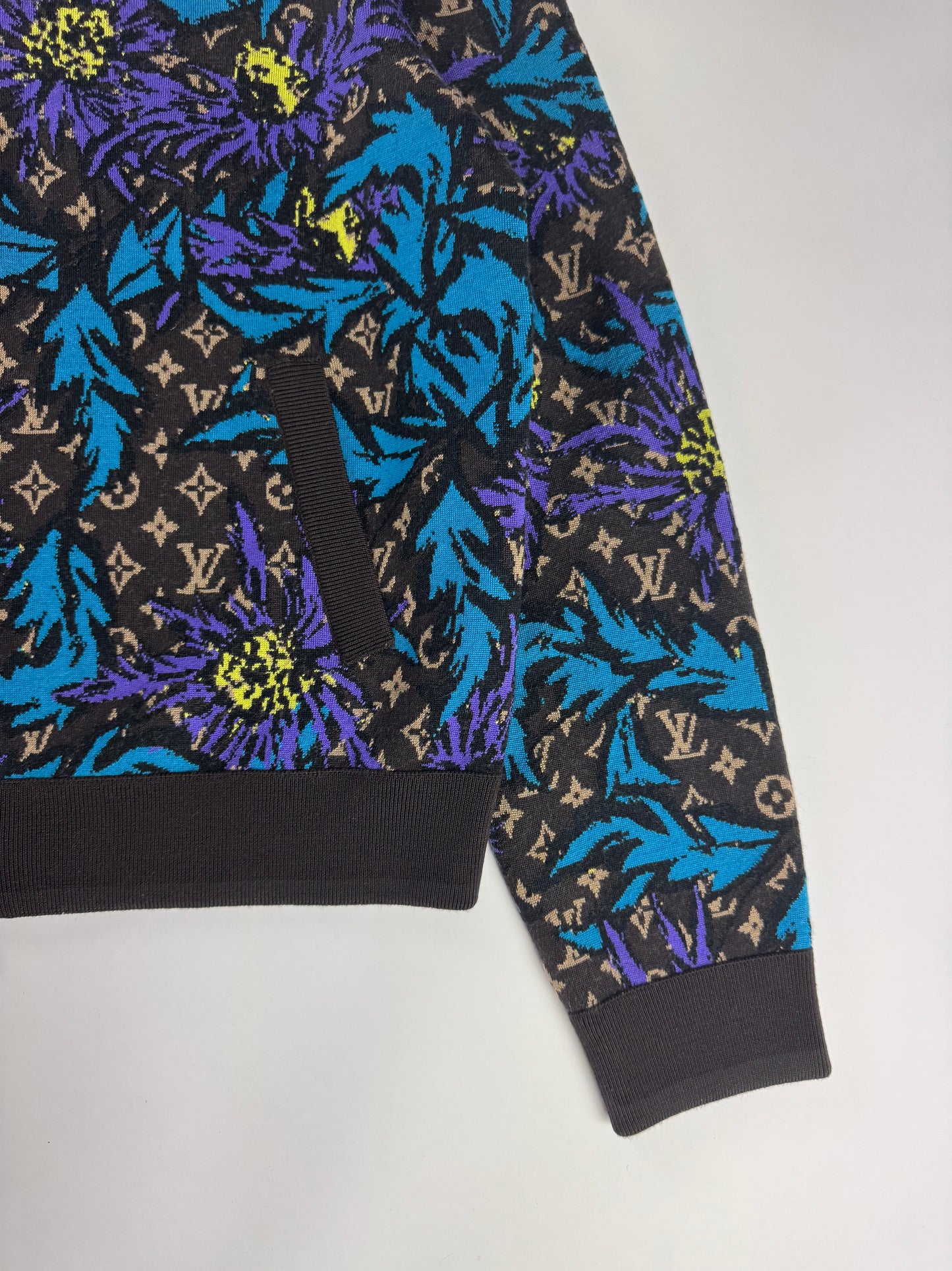 Louis Vuitton Floral Monogram Thistle Zip Through Jacket SS 2023 - L