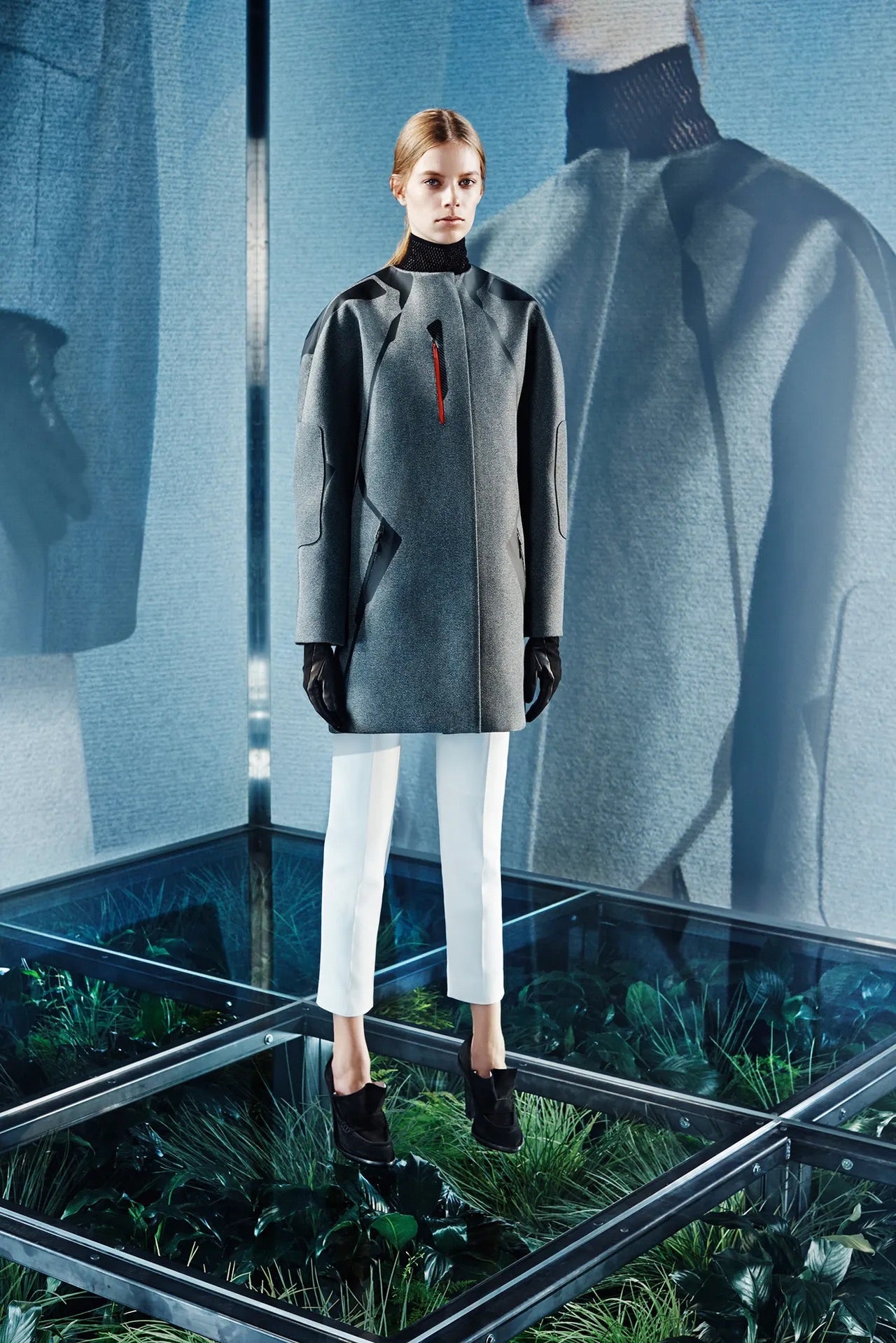 Balenciaga Alexander Wang Techno Couture Coat Pre-fall 2014 - XS