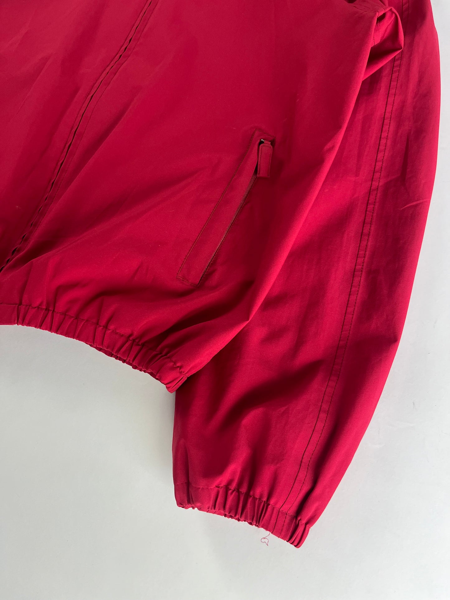 Prada Linea Rossa Red Nylon Bomber Jacket FW 1999 - M