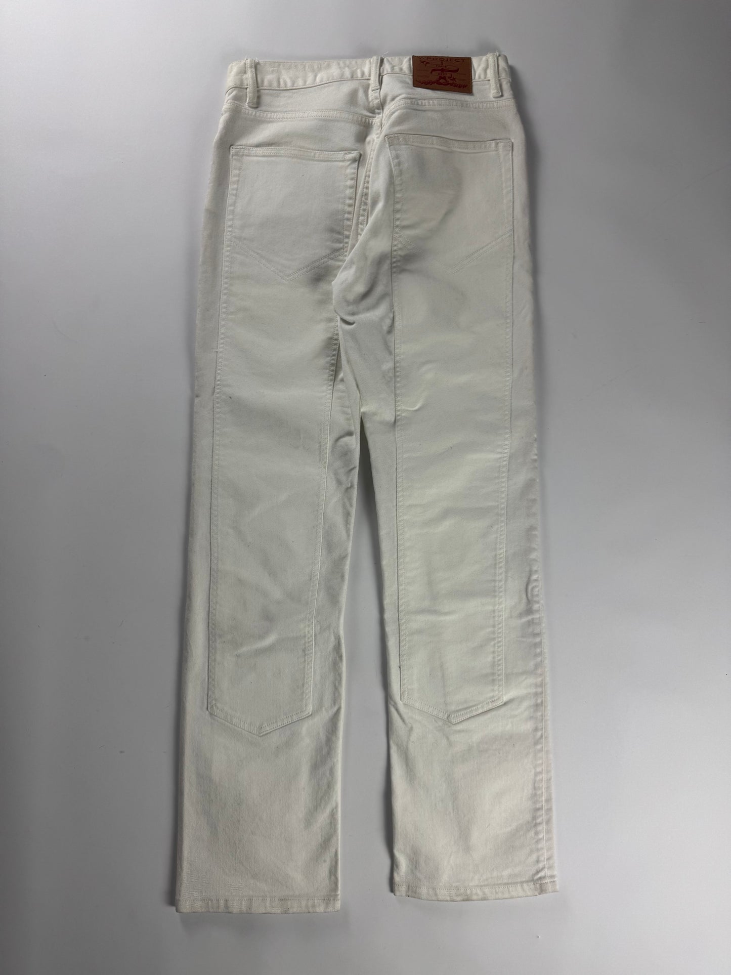 Y/Project Sample White Paneled Pants SS 2022 - S