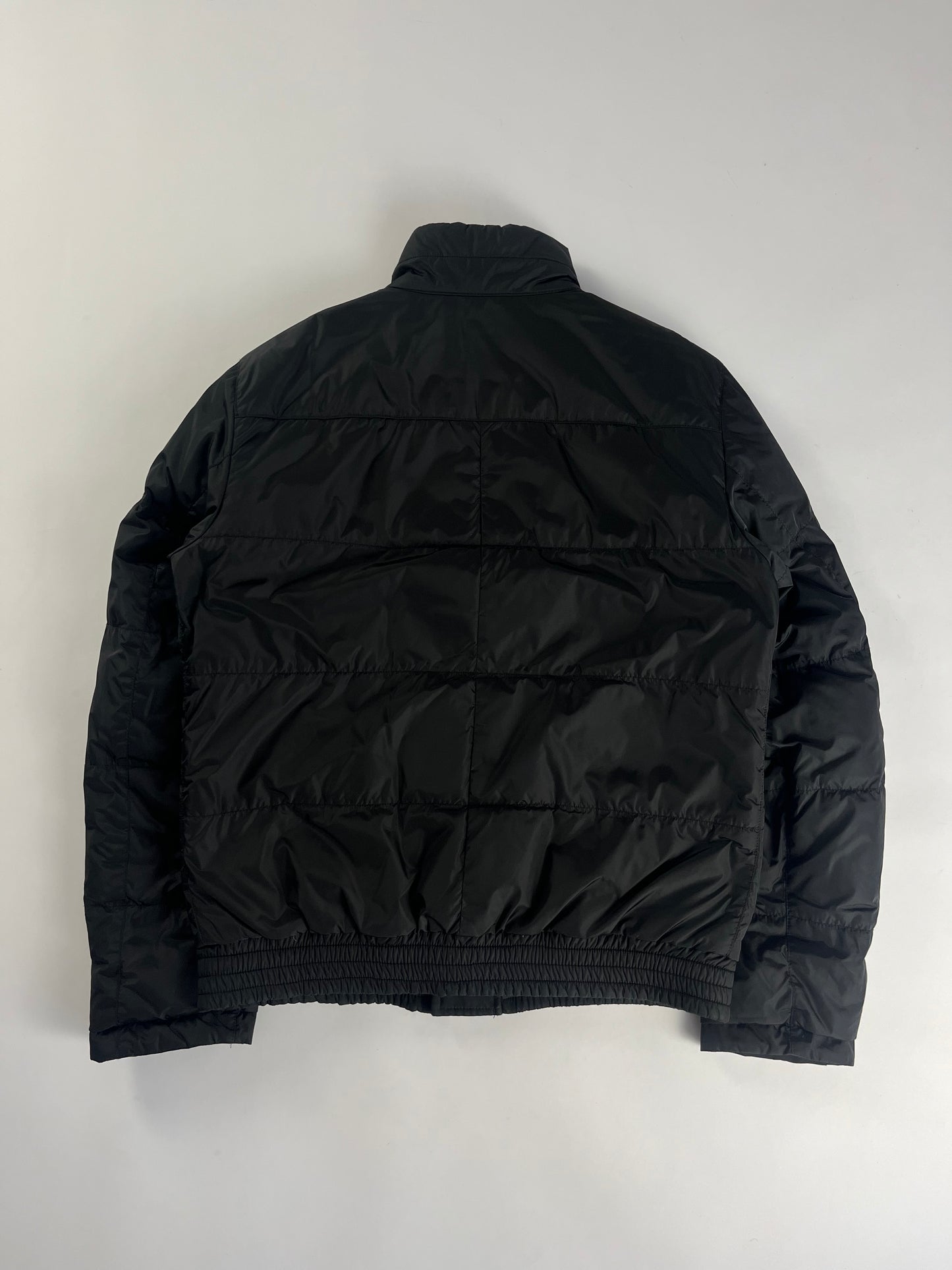 Prada Shadow Double Side Nylon Puffer Down Jacket 2000s - L