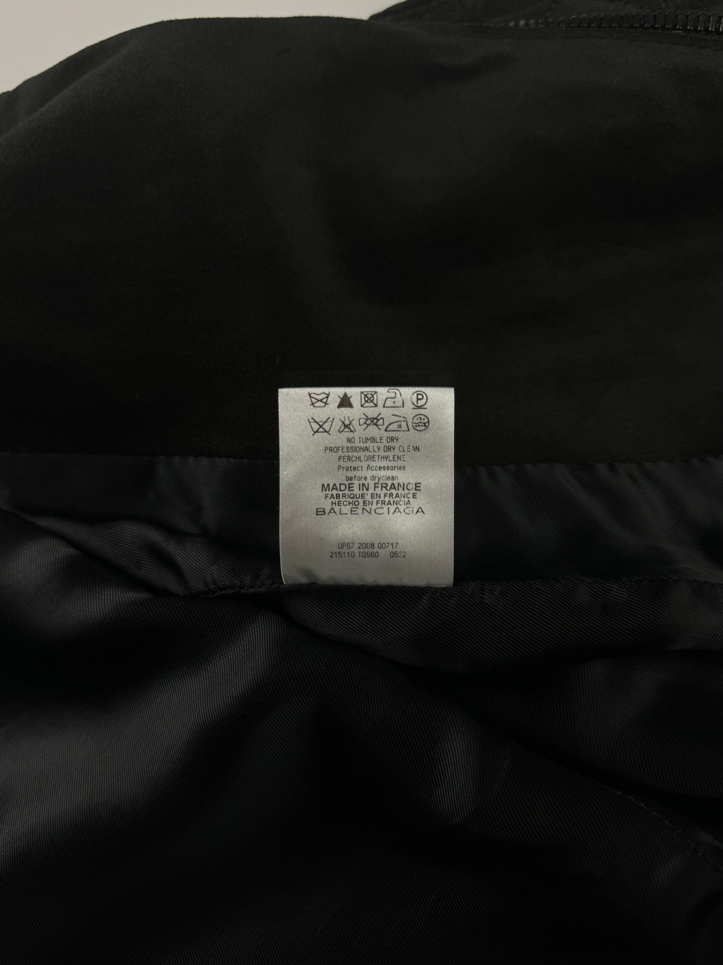 Balenciaga Dark Leather Perfecto Biker Jacket SS 2008 - XS
