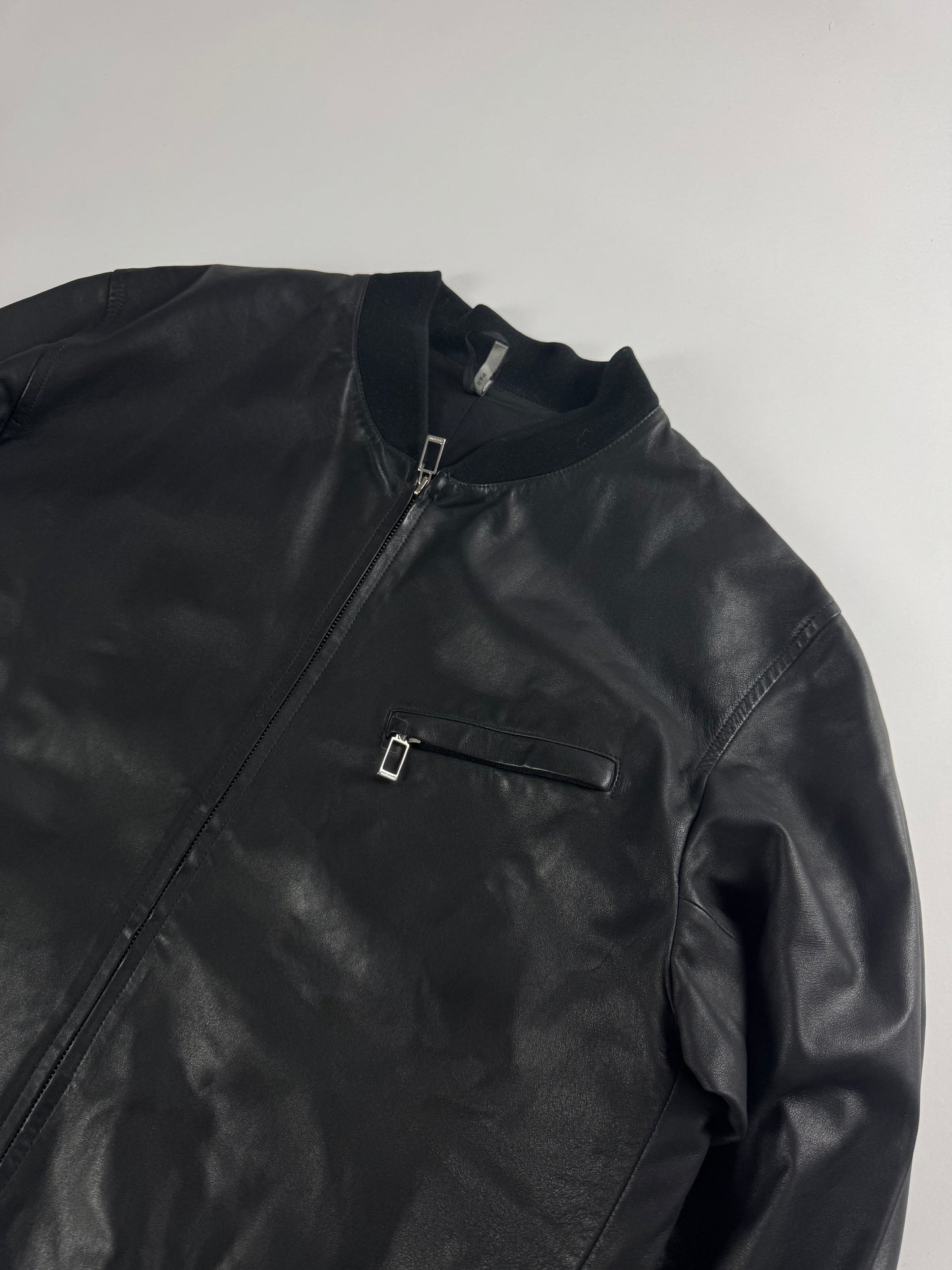 Dior Homme Premium Lamb Leather Bomber Jacket SS 2013 - M