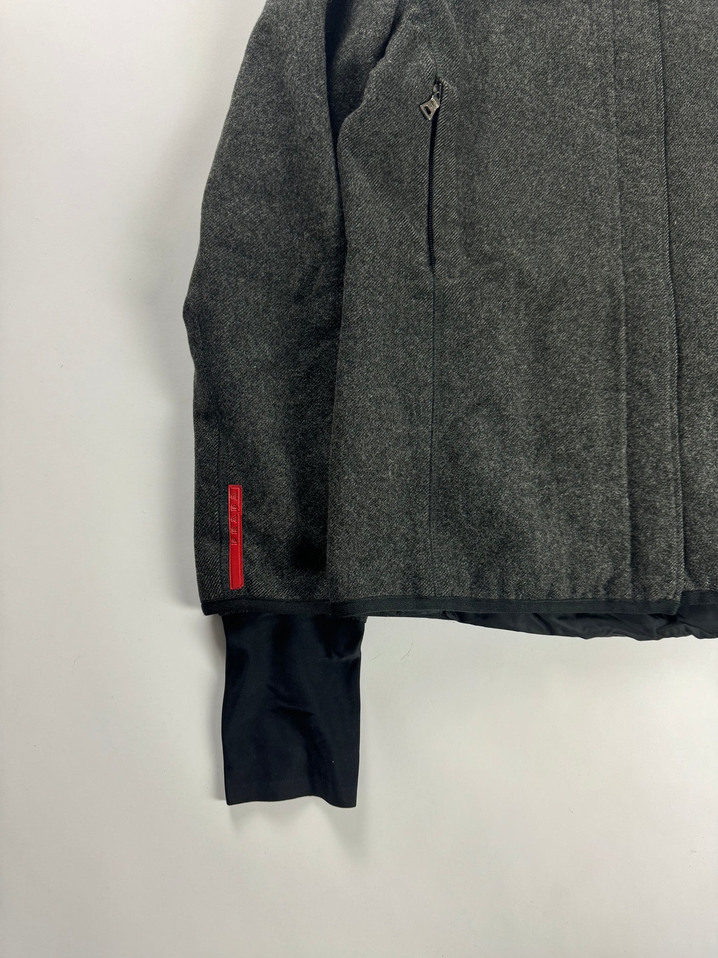 Prada Linea Rossa Wool Balaclava Riot Jacket FW 1999 - M