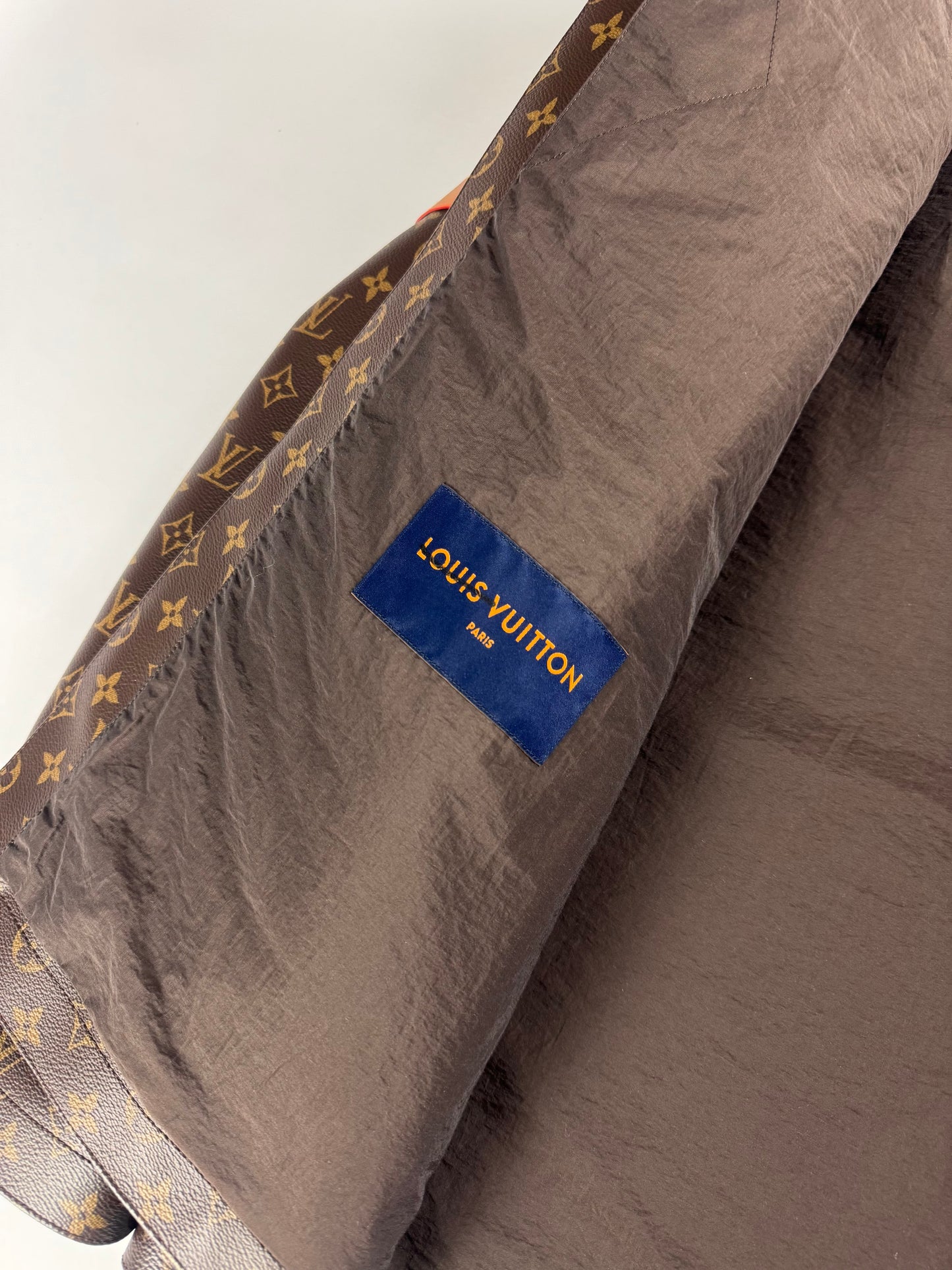 Louis Vuitton Nigo LV toile Monogram Military Leather Jacket Resort 2022 - L
