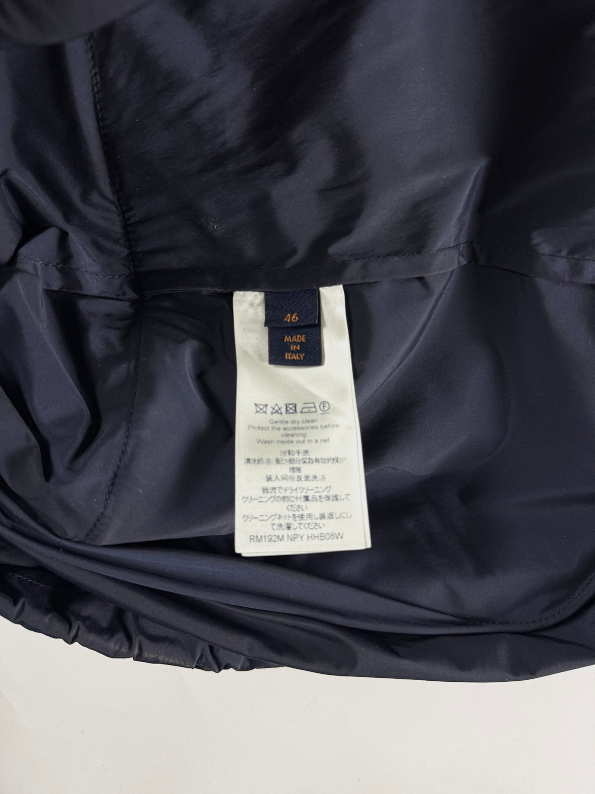 Louis Vuitton Marine Packable Harness Hooded Jacket FW 2019 - M
