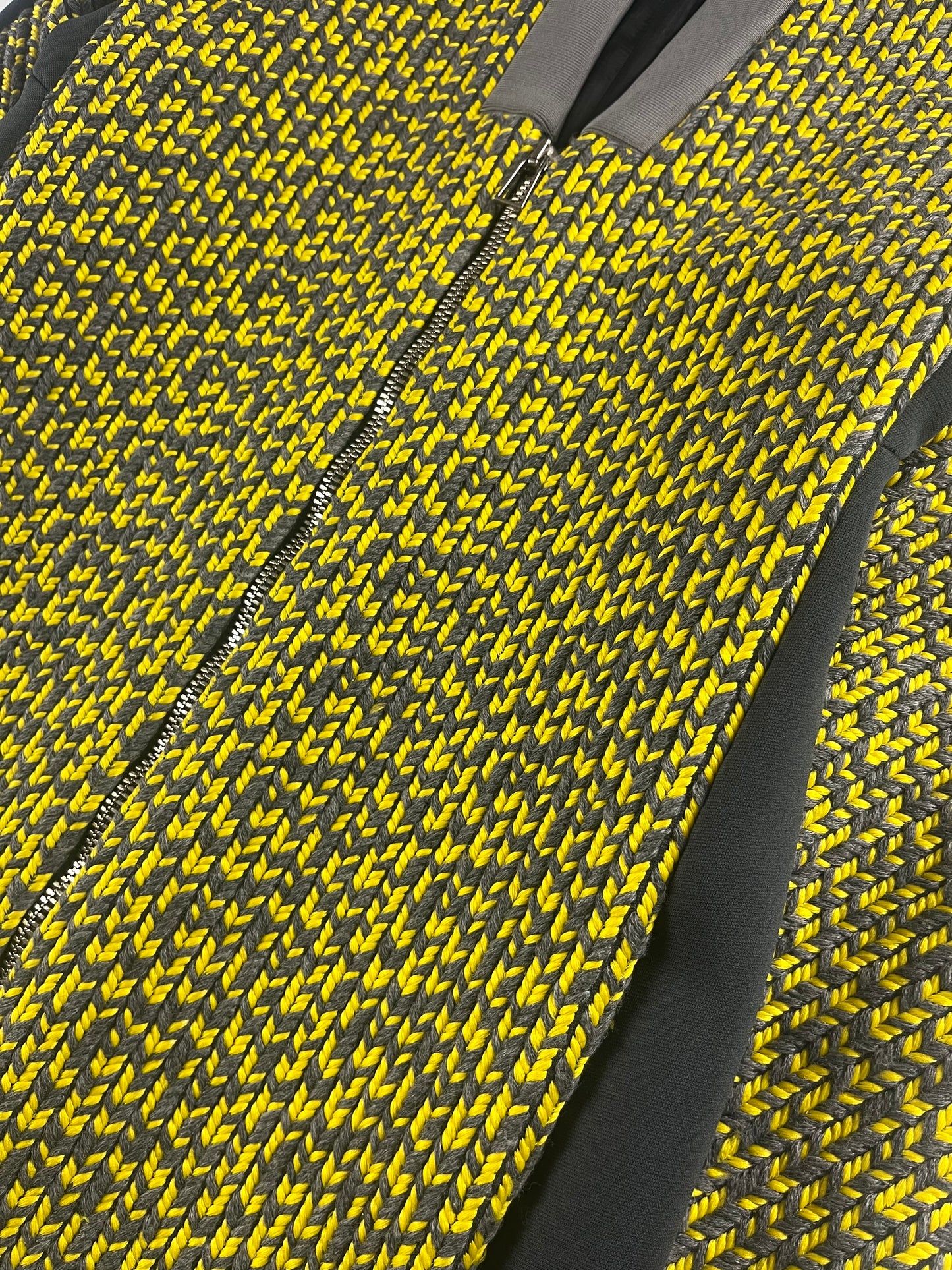 Balenciaga Braided Fabric Coat FW 2014 - S