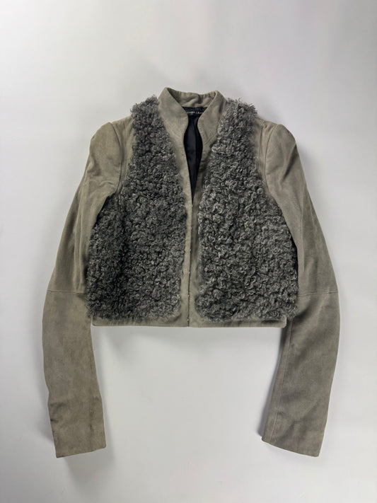 Balenciaga Nicolas Ghesquière Lamb Leather Fur Jacket Pre-Fall 2008 - XS