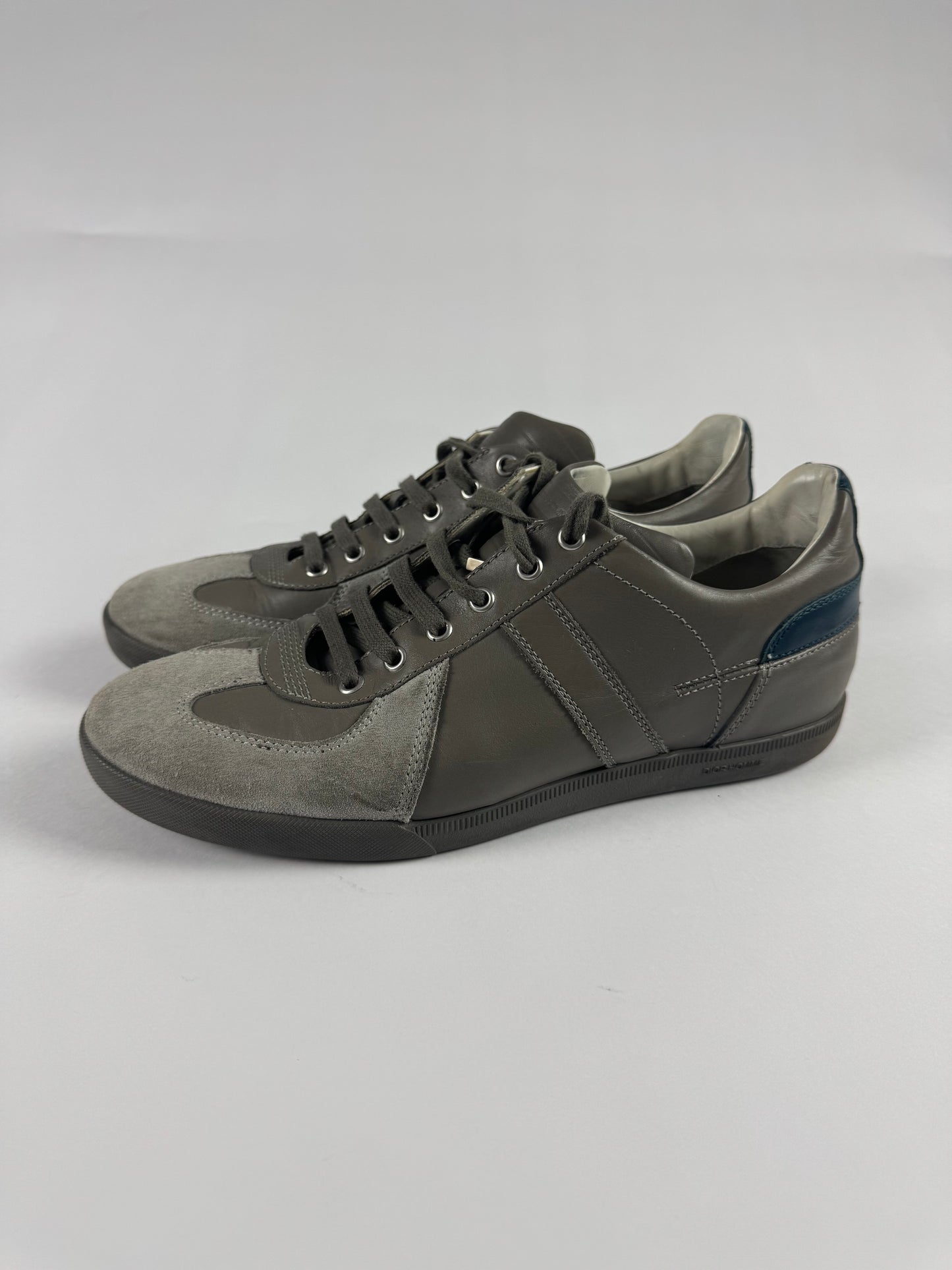 Dior Homme Hedi Slimane B01 Grey Suede Low Trainers FW 2004 - 43,5 EU