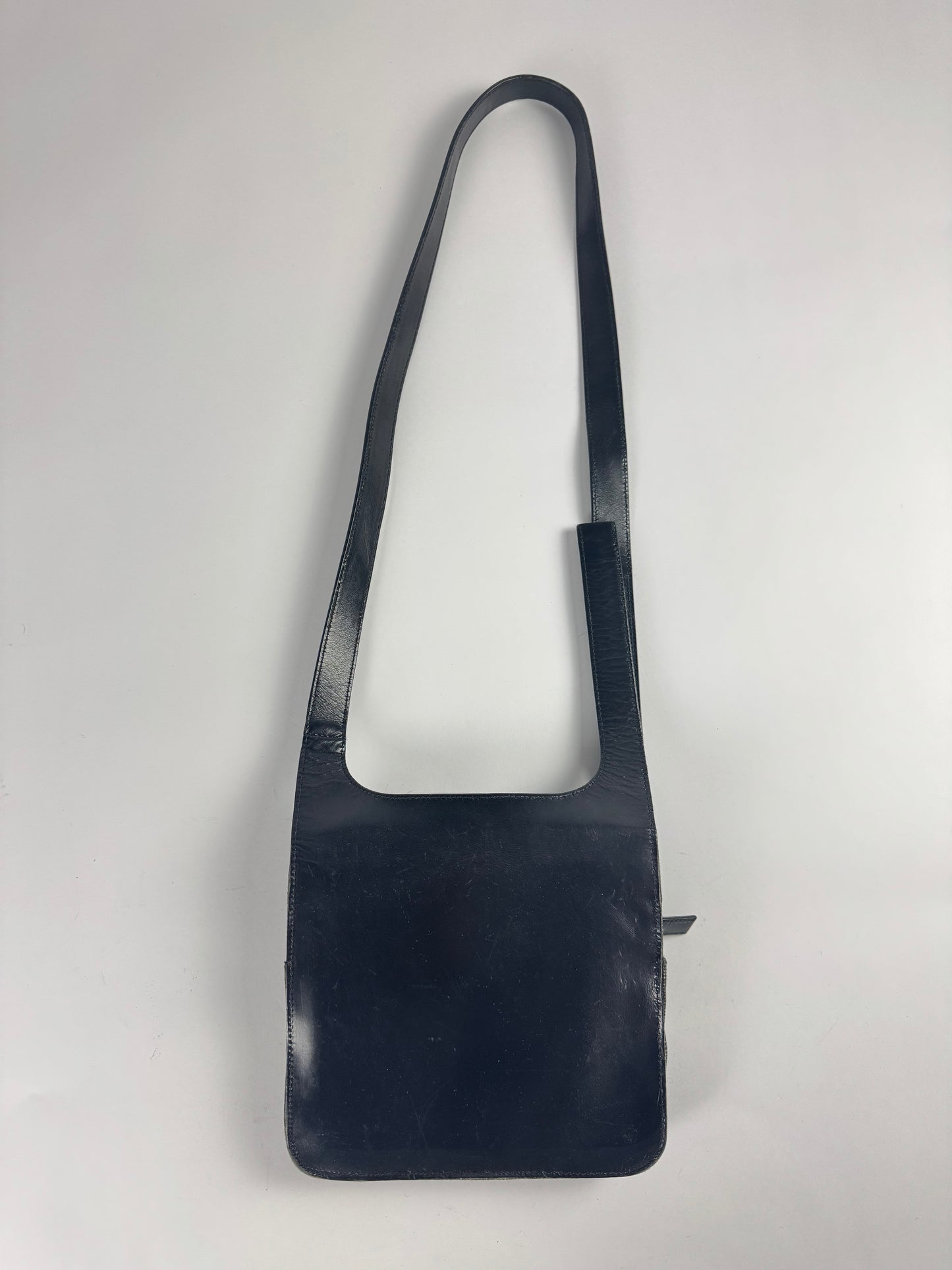 Prada Strapped Leather Shoulder Bag SS 1999 - OS