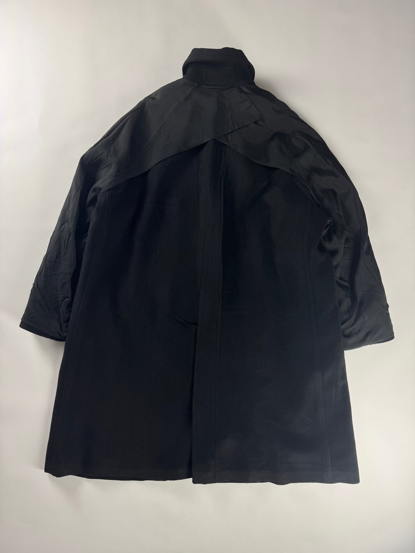 Balenciaga Wool Paneled Inside Out Carcoat SS 2022 - L