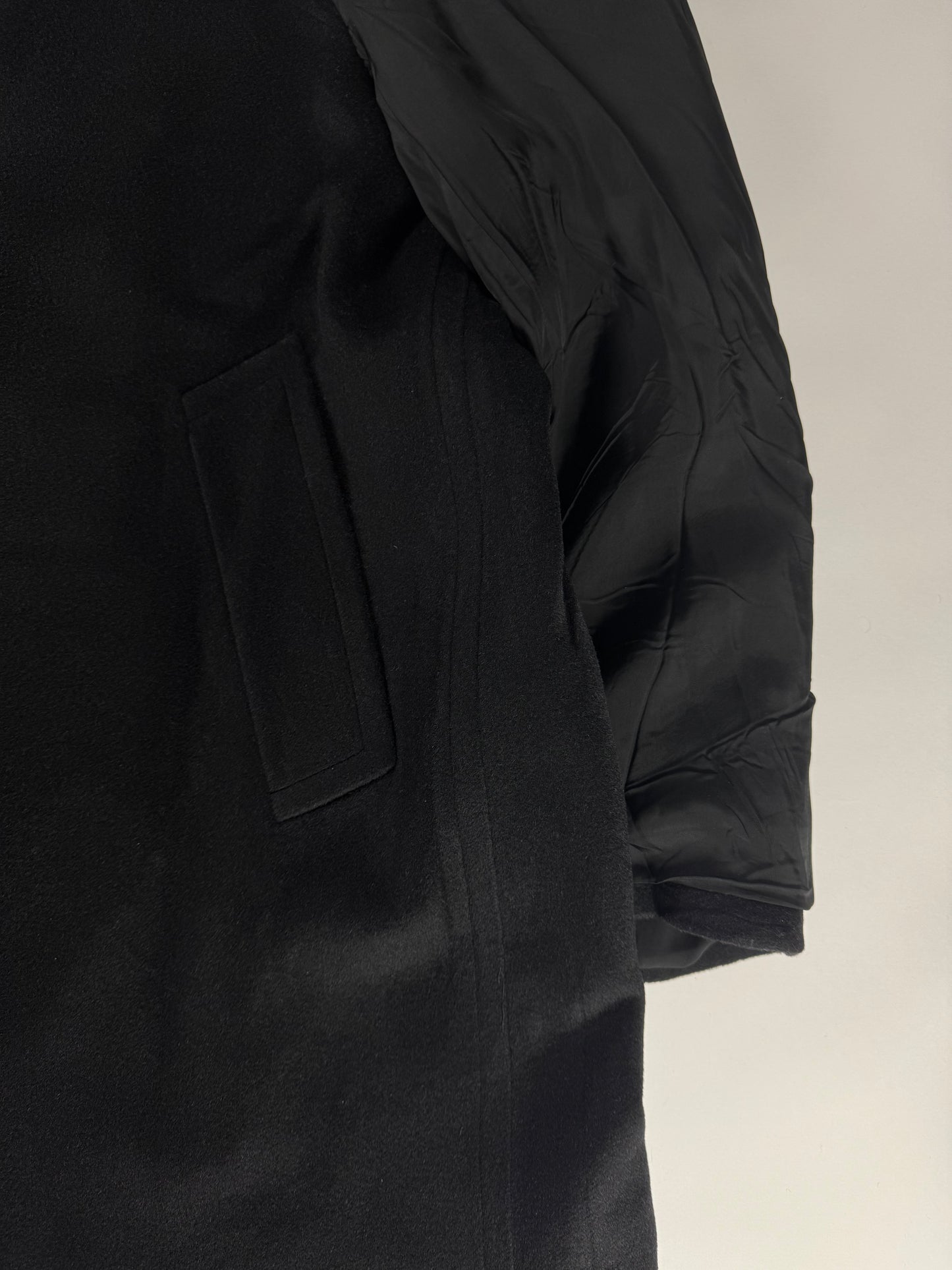 Balenciaga Wool Paneled Inside Out Carcoat SS 2022 - L