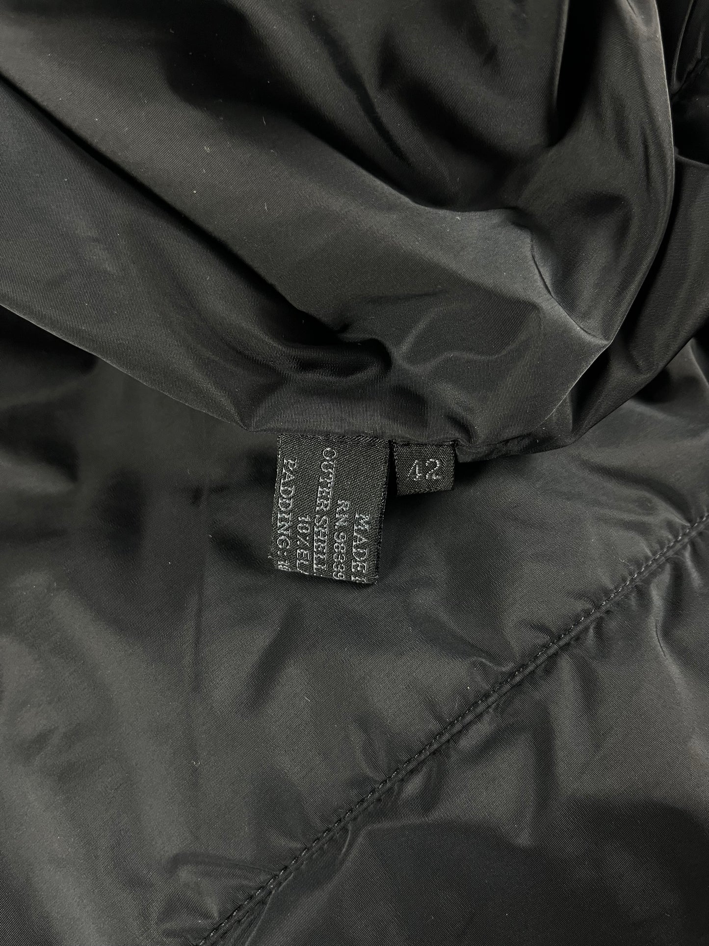 Prada Three Strapped Belted Nylon Coat FW 1999 - S