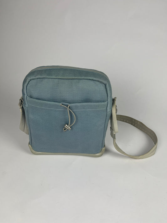 Prada Linea Rossa Blue Mesh Crossbody Bag FW 1999 - OS