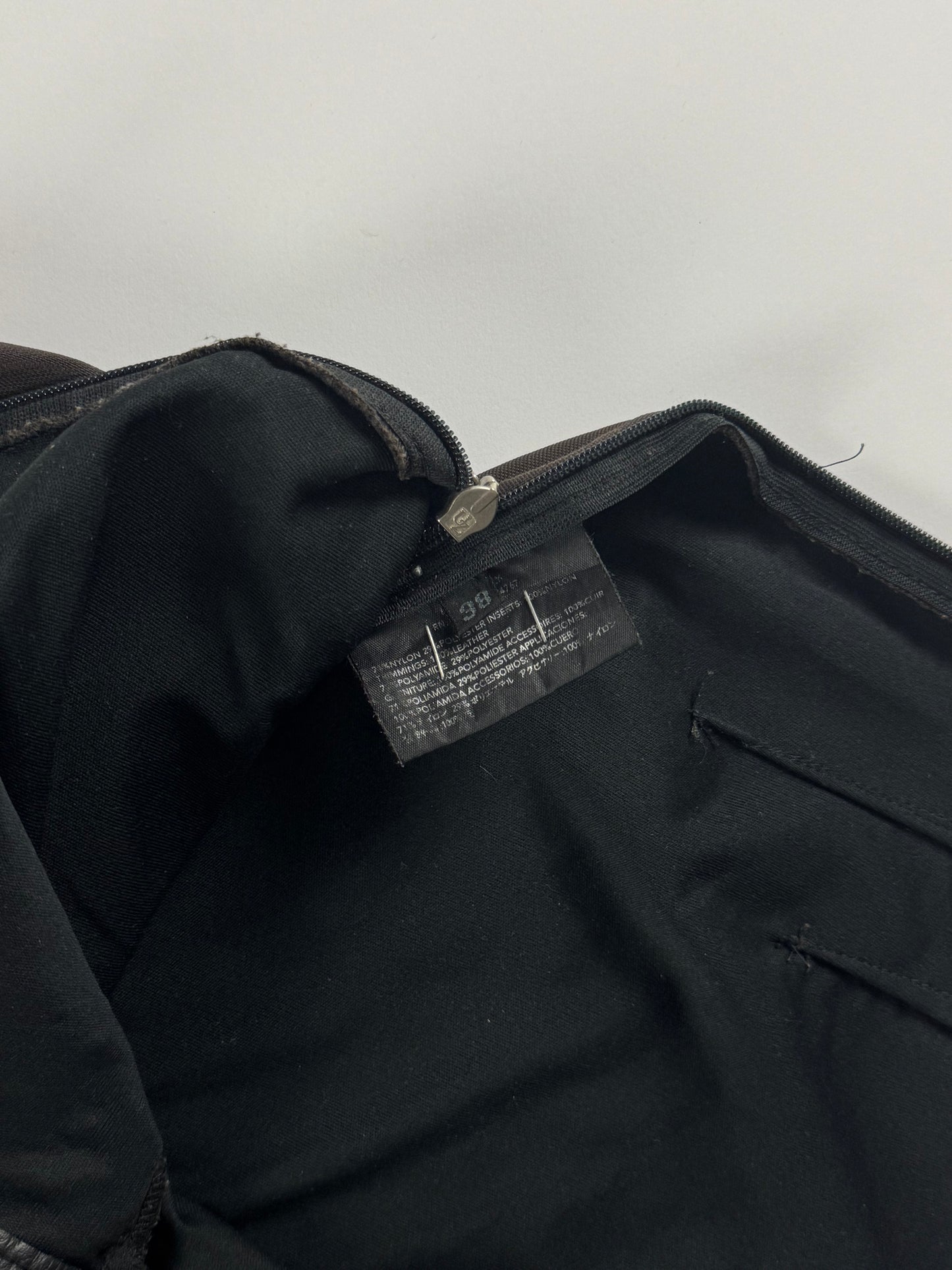 Prada Linea Rossa Brown Two Tone Brown Pants FW 1999 - XS