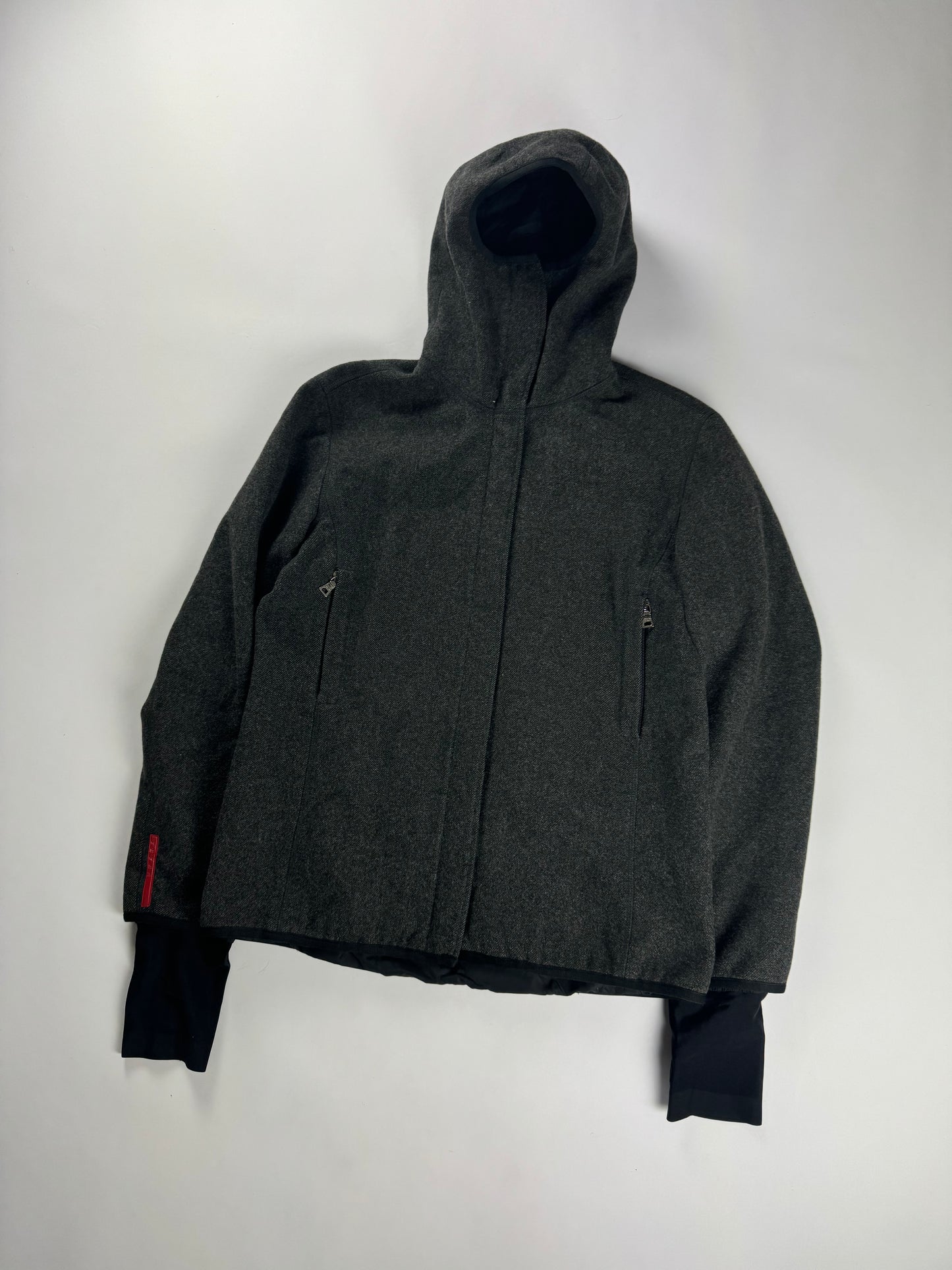 Prada Linea Rossa Wool Balaclava Riot Jacket FW 1999 - M