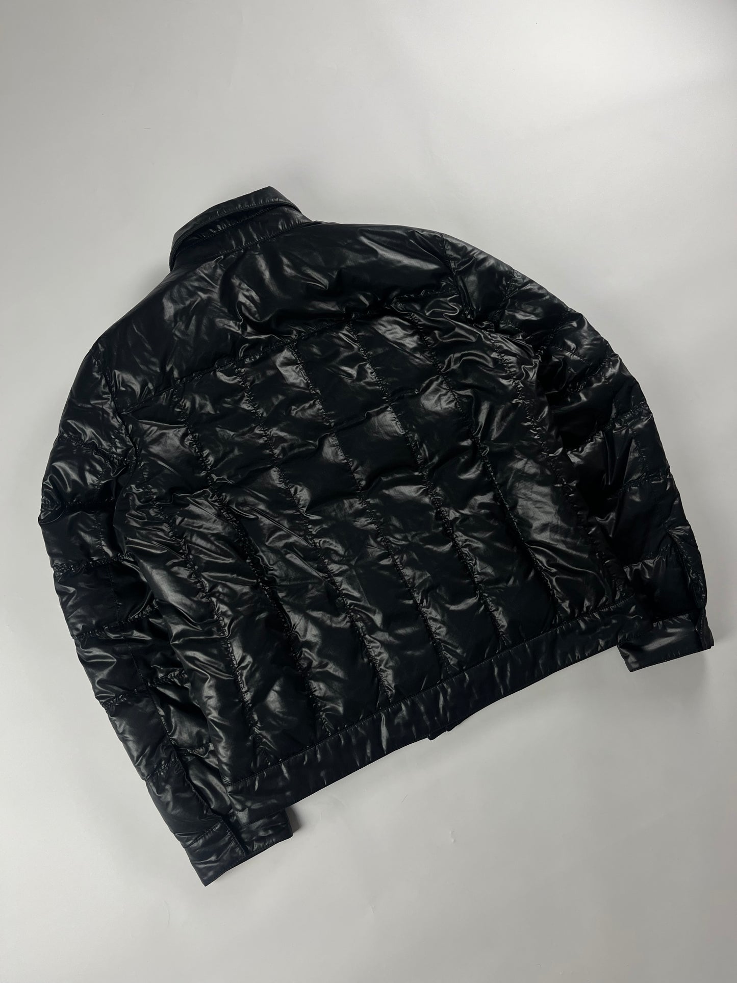Prada Black Padded Nylon Jacket FW 2008 - L