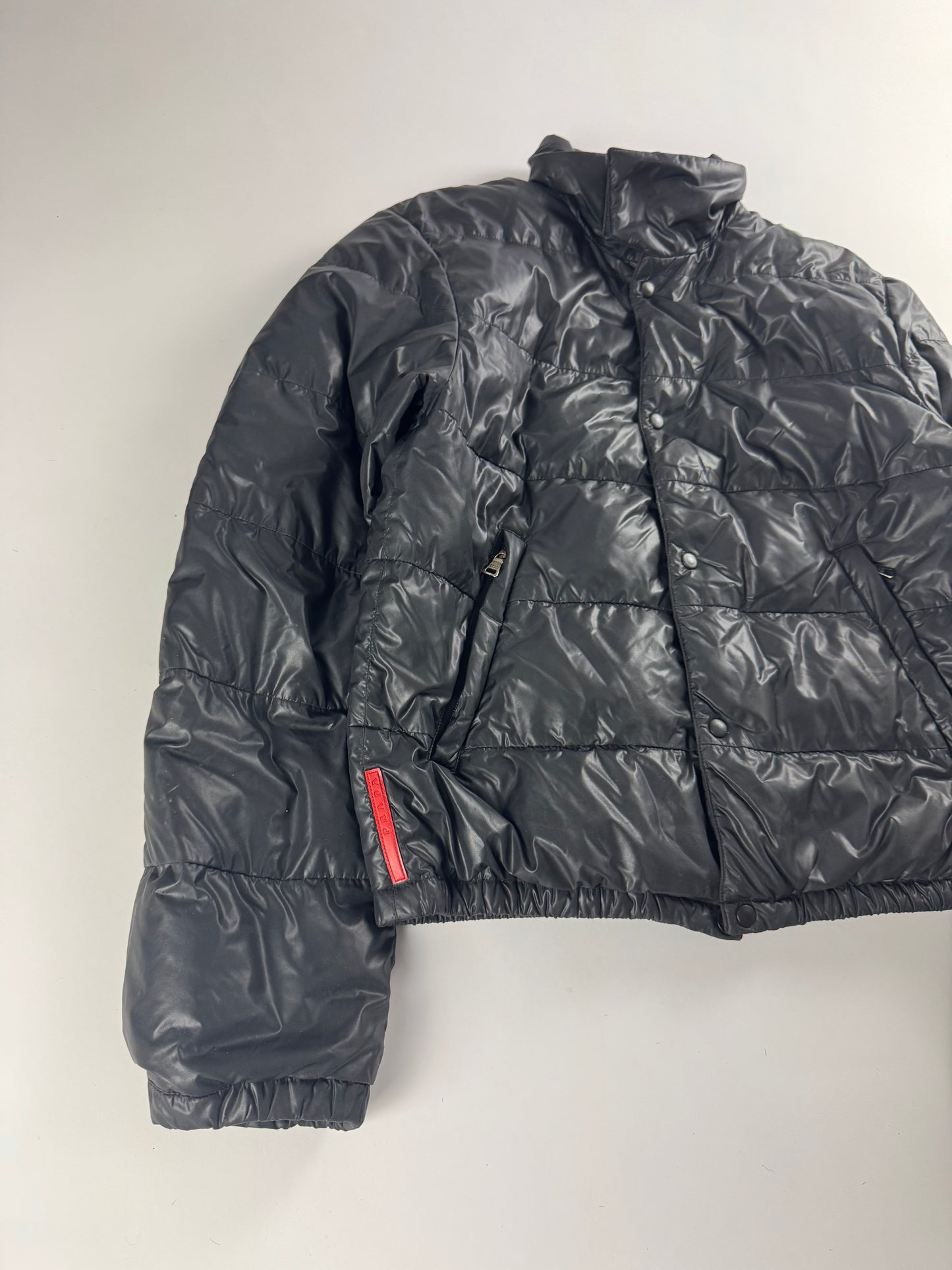 Prada Linea Rossa Strapped Collar Puffer Jacket FW 2009 - M