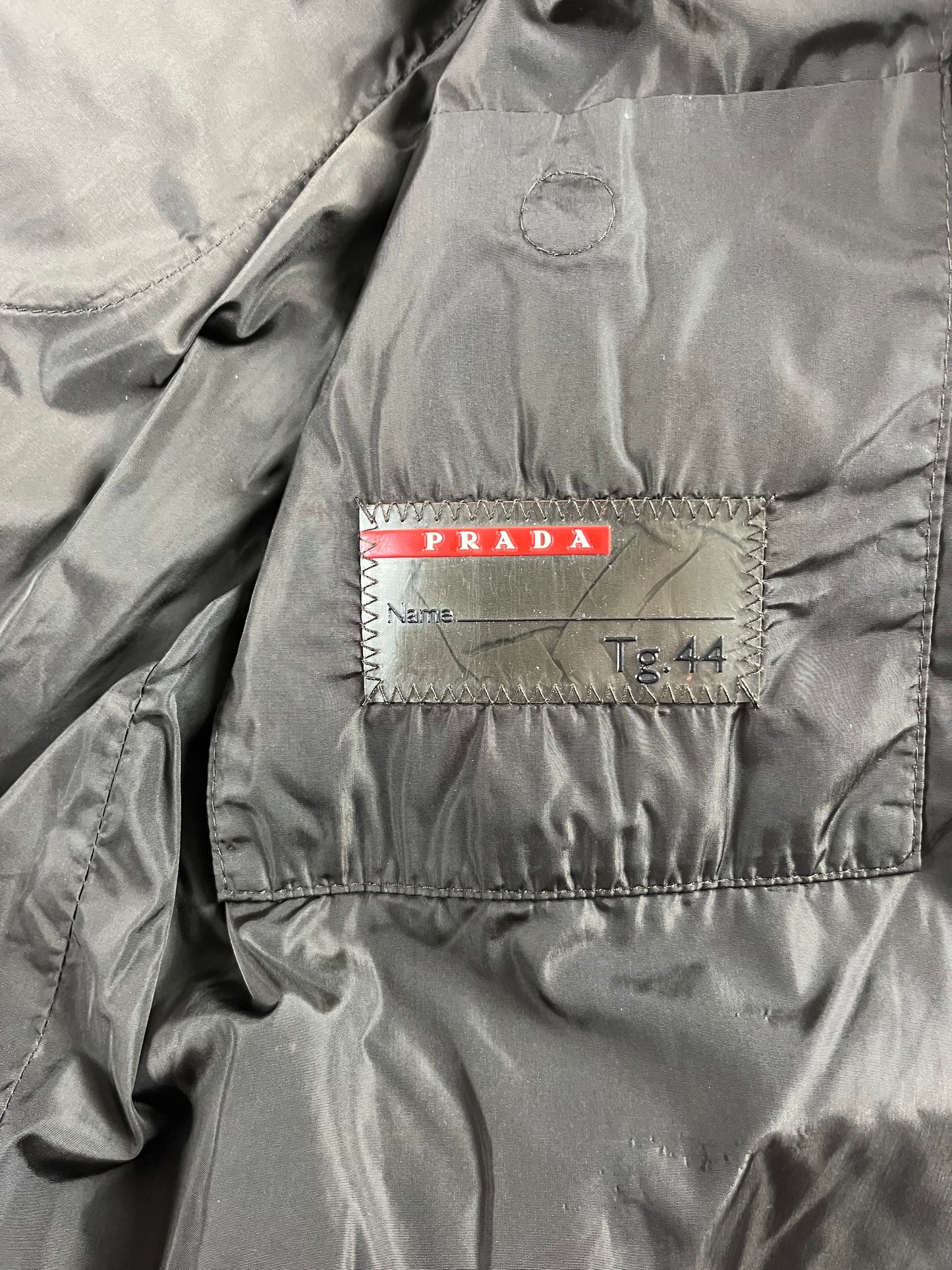 Prada Linea Rossa Long Puffer Jacket FW 1999 - M