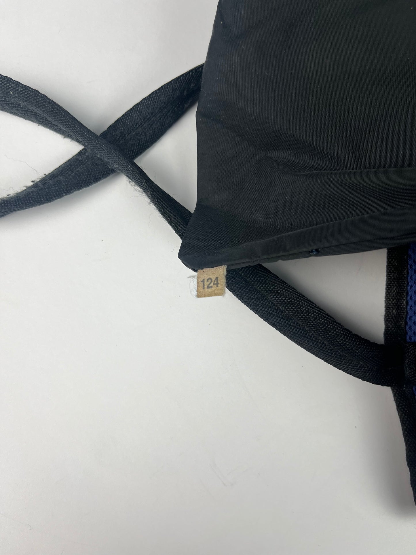 Prada Leather Inside Blue Mesh Belted Shoulder Bag FW 1999 - OS